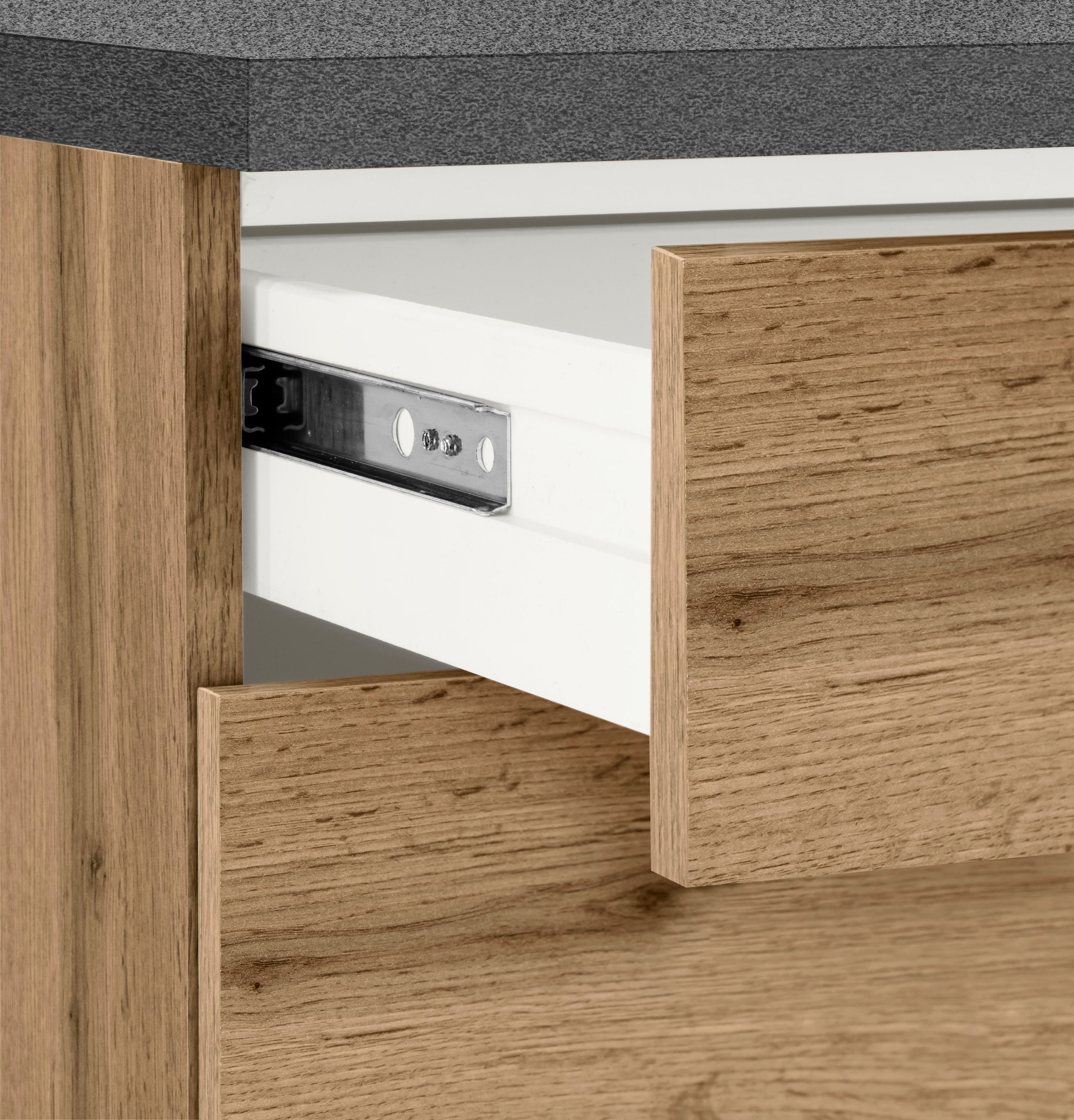 KOCHSTATION Winkelküche »KS-Colmar« ohne E-Geräte, Stellbreite 210/330 cm