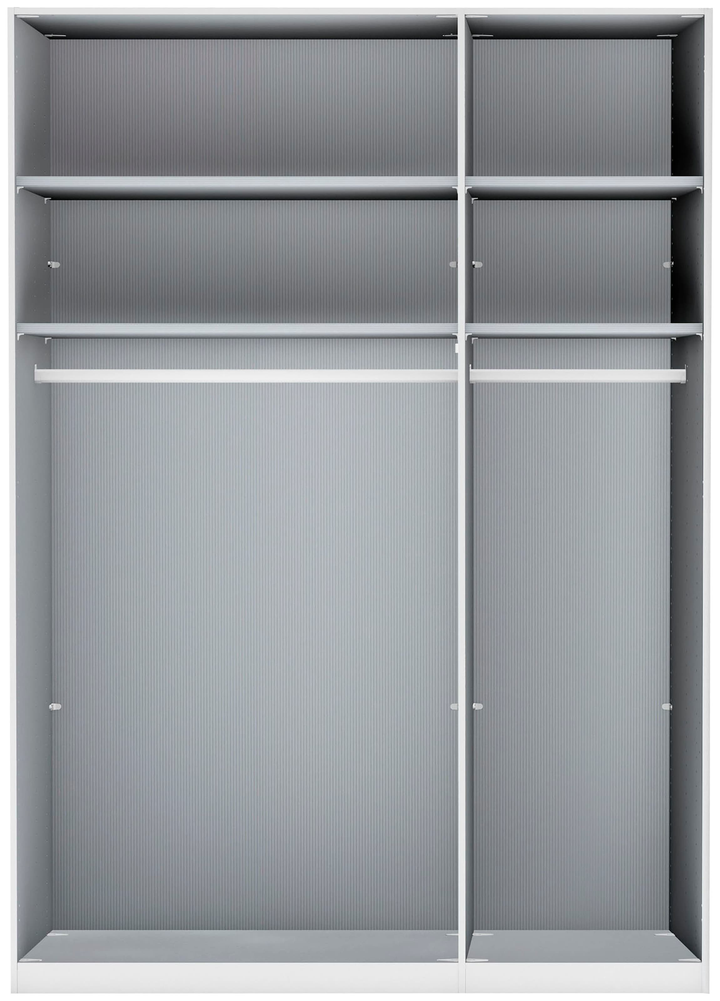 WIEMANN Drehtürenschrank »Monaco, Made in Germany, edle Glasfront, in verschiedenen Farben,« hochwertige Beschlägen inkl. Dämpfung