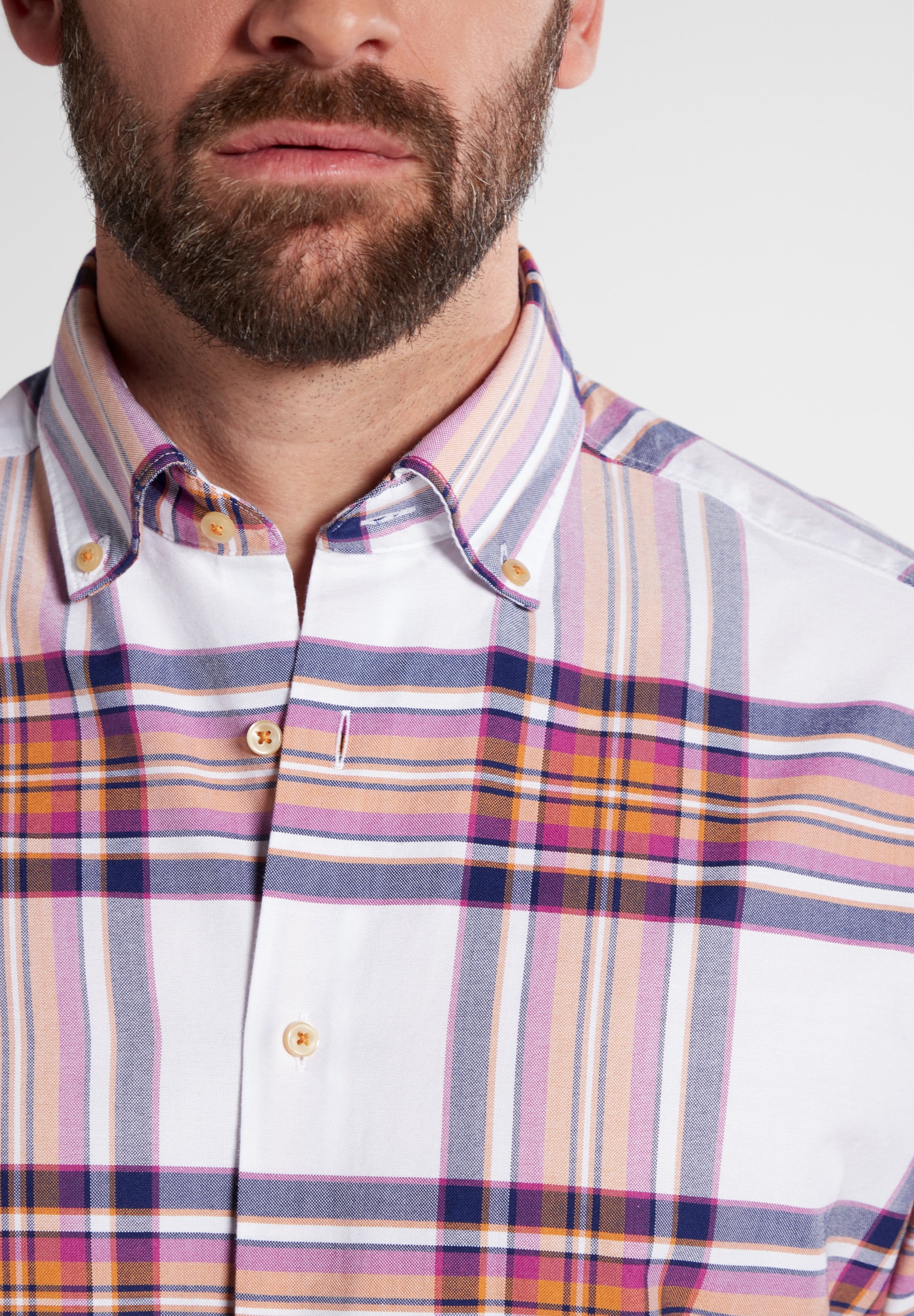 Eterna Langarmhemd »REGULAR FIT« EASY IRON (bügelleicht)