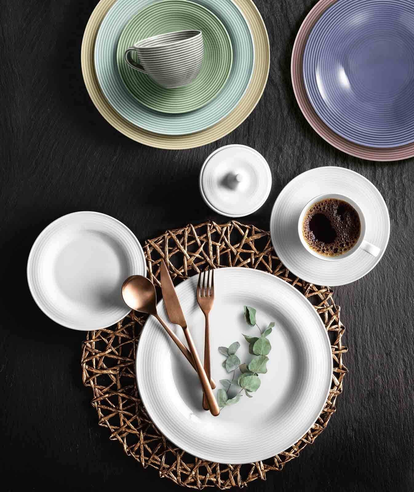 Seltmann Weiden Geschirr-Set »Kaffeeservice Beat Color Glaze 18er Set bunt«