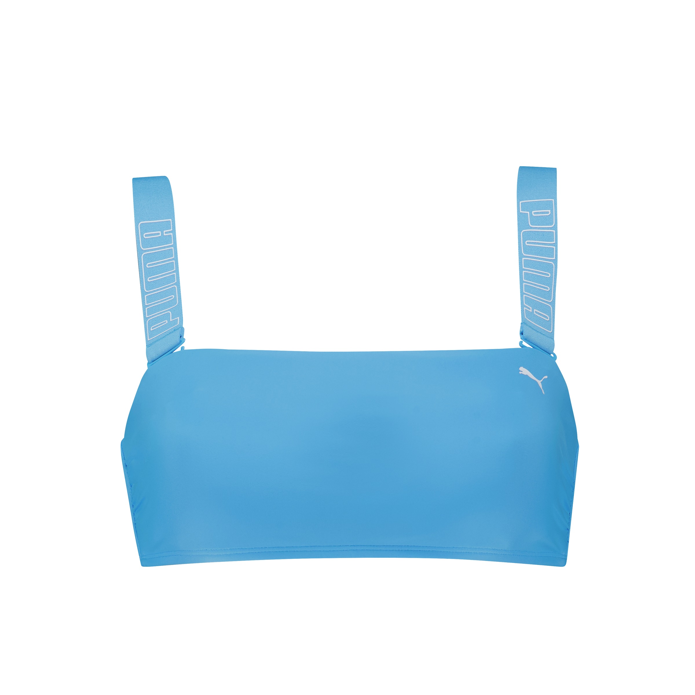 PUMA Bandeau-Bikini-Top »PUMA SWIM WOMEN BANDEAU TOP« breite, verstellbare Träger mit Logoschriftzug