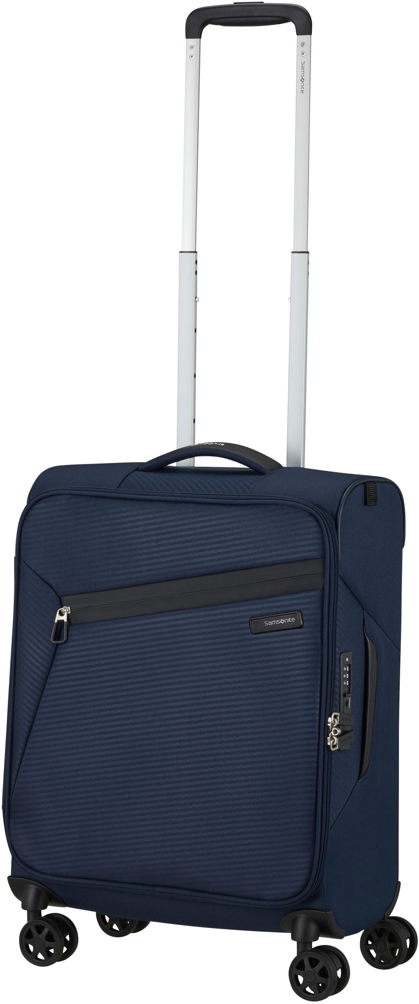 Samsonite Weichgepäck-Trolley »LITEBEAM, verschiedene Größen und Farben«, 4 Rollen, Reisekoffer Aufgabegepäck Trolley Volumenerweiterung bei M/L