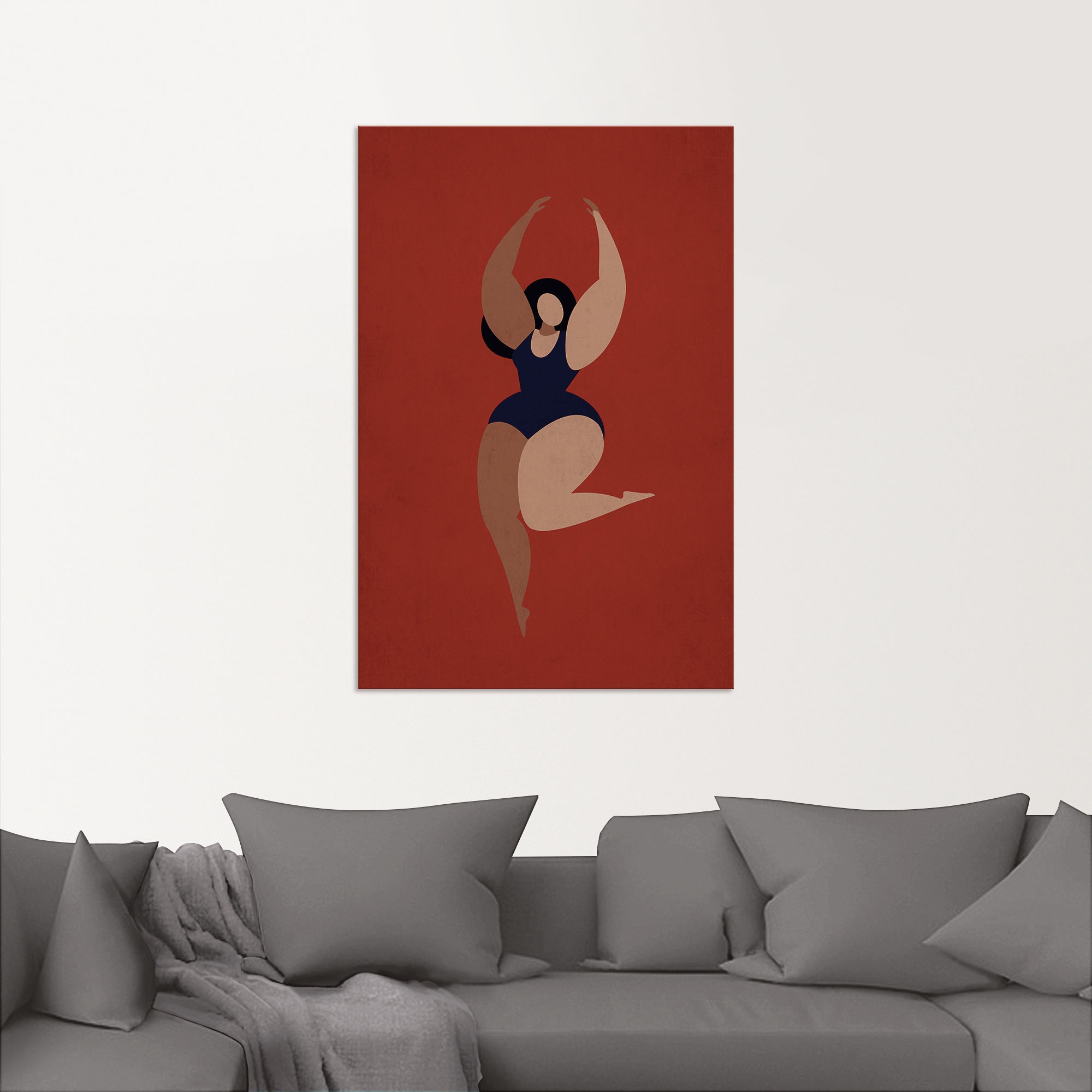 Wandaufkleber versch. (1 Frauen, als Poster Artland St.), bestellen Größen Leinwandbild, »Prima Ballerina«, Alubild, oder bequem in Wandbild Bilder von