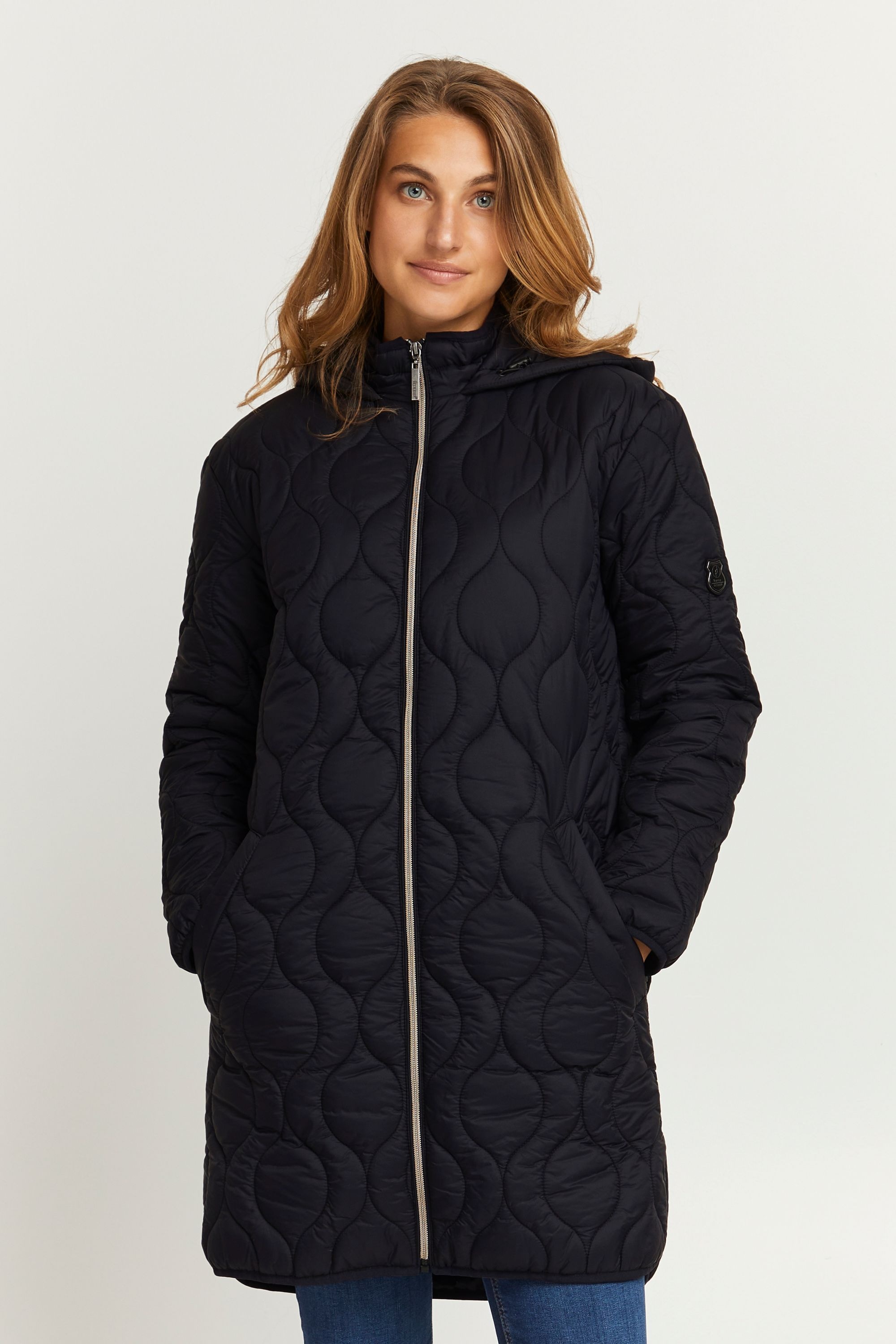 fransa Steppjacke »Steppjacke FRPadma«, mit Kapuze