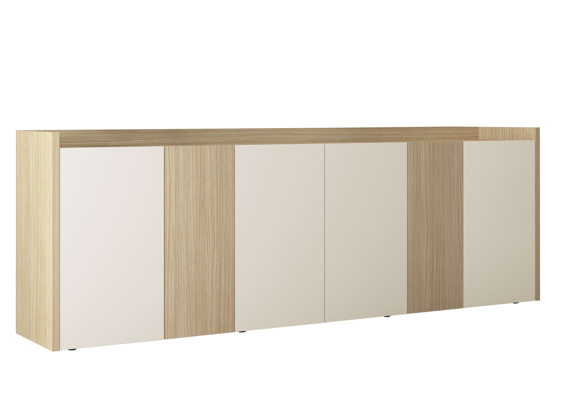 OTTO home Sideboard »Sideboard ALTEA, Kommode, Schrank, Kredenz« 1 Stk. tlg. Mit 6 Drehtüren, 6 Innenfächer, B.220 cm