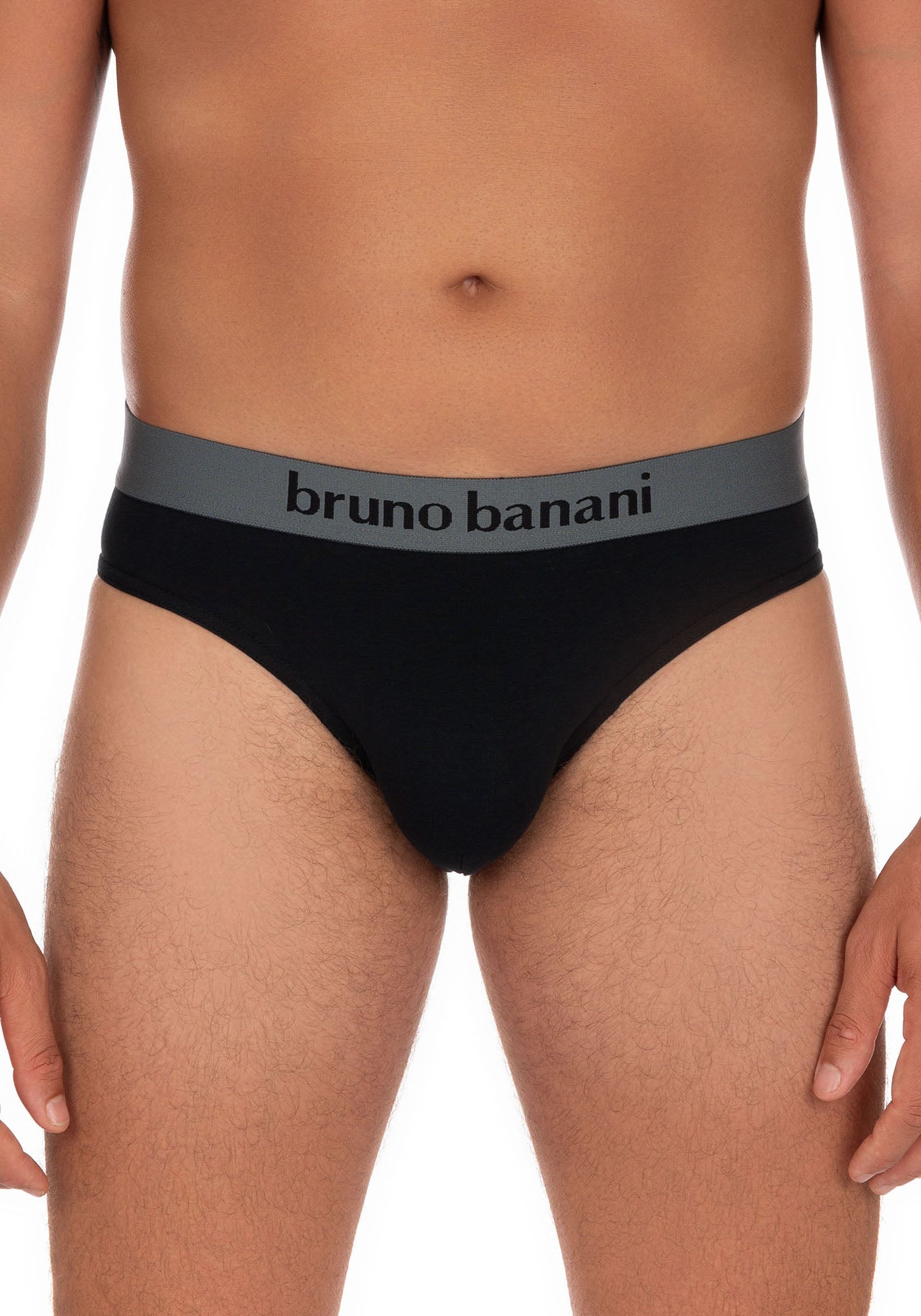 Bruno Banani Slip »Flowing«, (2er Pack), mit Logobund