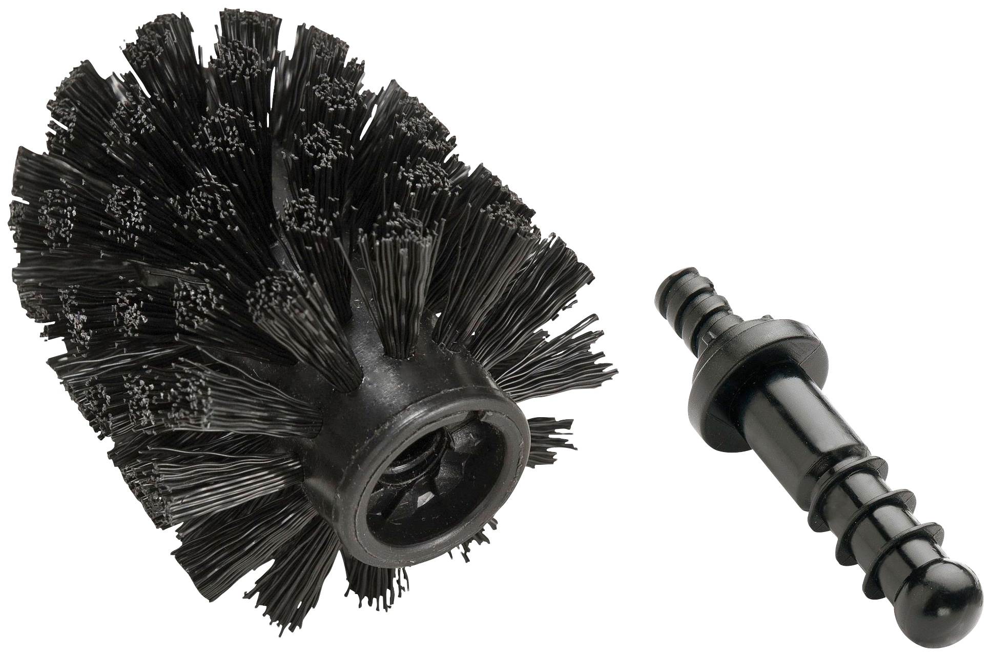 WENKO Ersatzbürste, Set, 4 mit Ersatz-Bürstenkopf schwarz, aus Adapter, auf 8 Kunststoff, cm Rechnung kaufen Durchmesser St