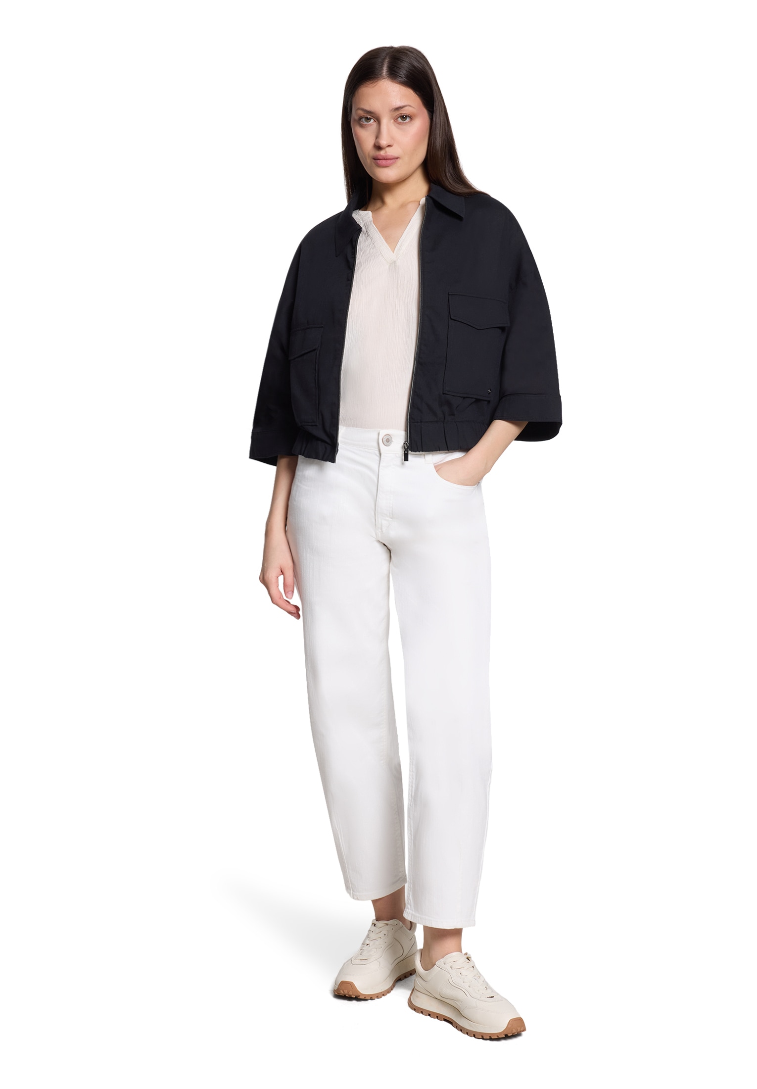 Betty&Co Jackenblazer »Casual-Jacke mit Kragen«