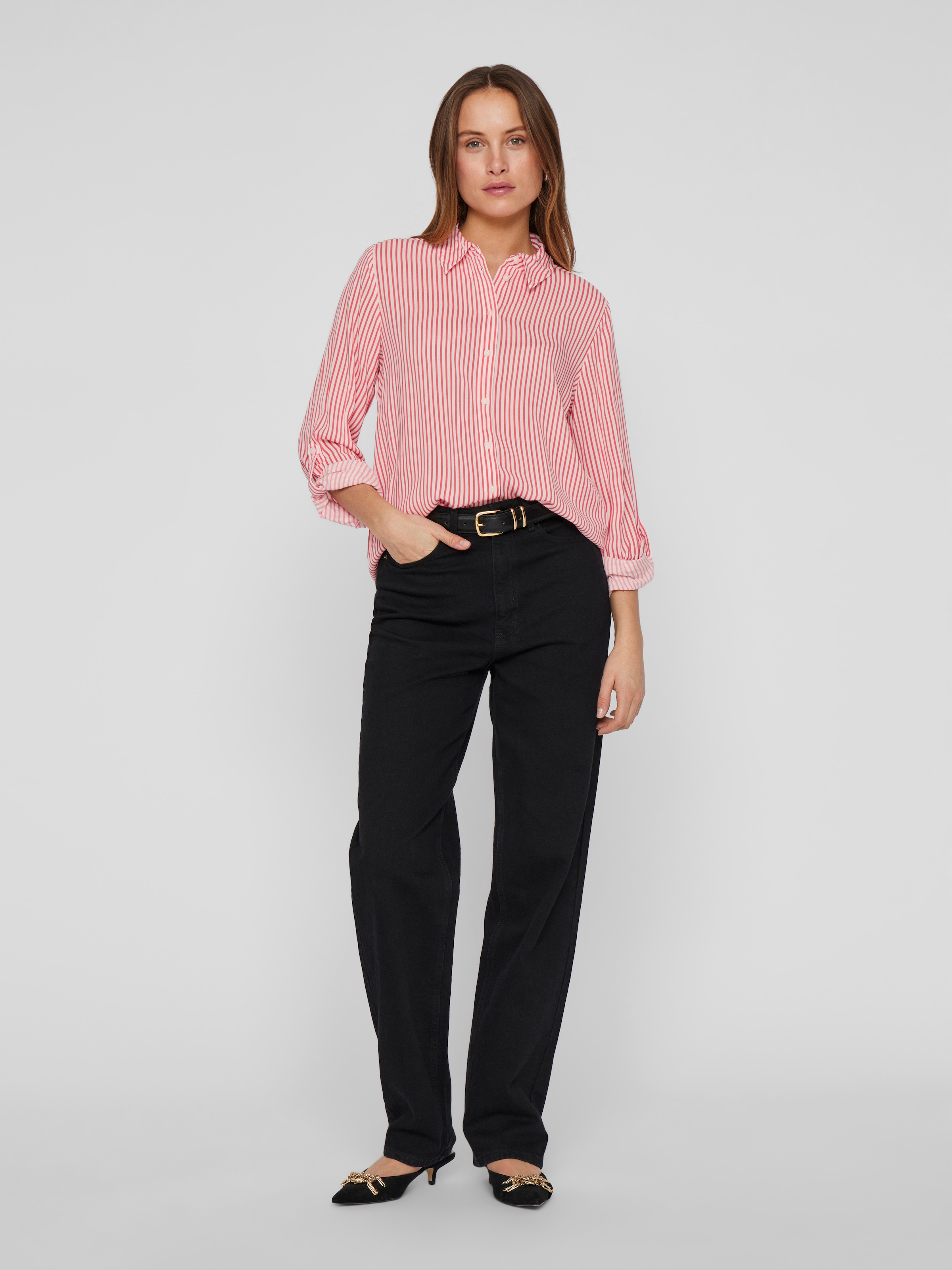 Vila Langarmbluse »VIROSA L/S SHIRT - NOOS«