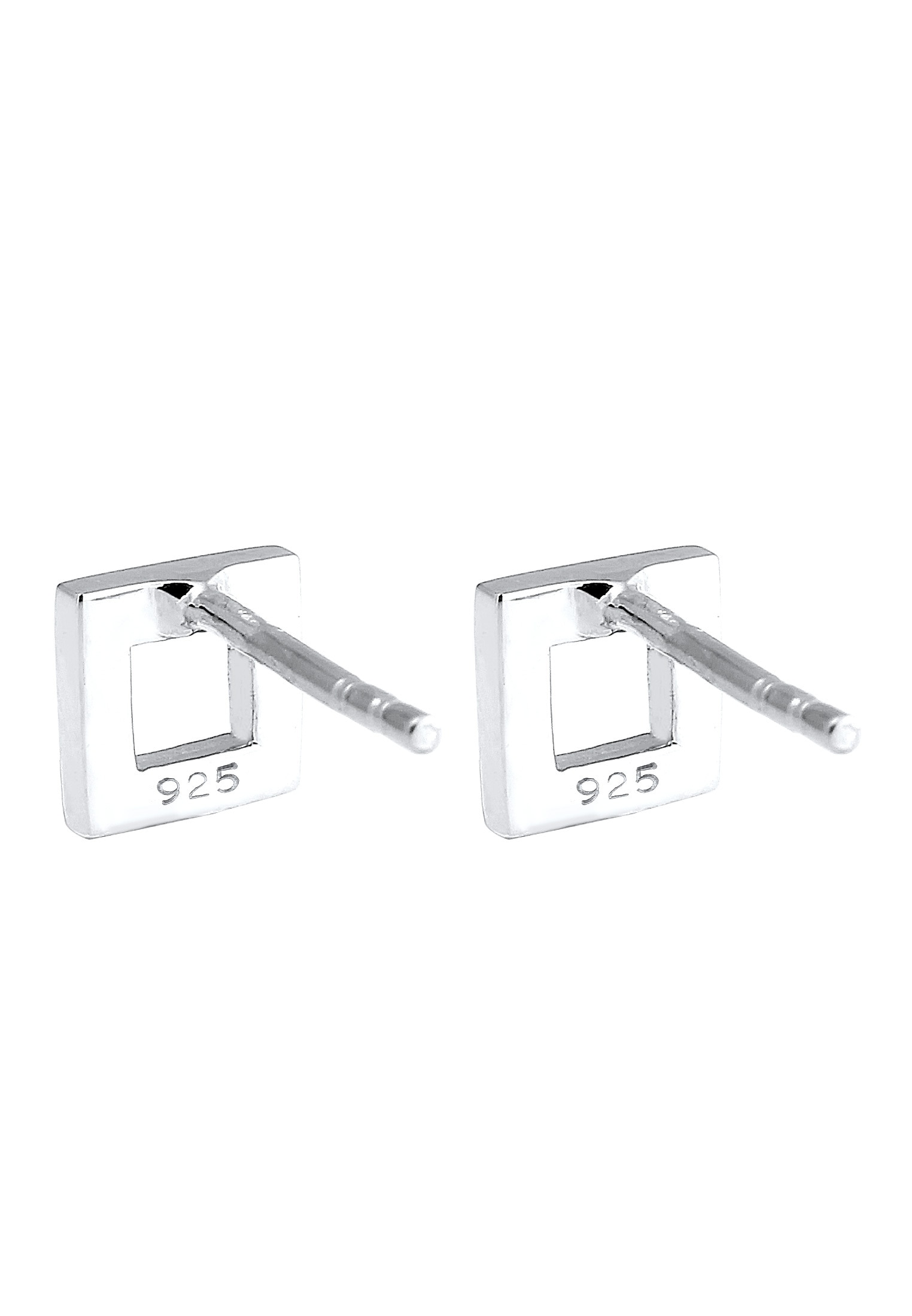 Elli Paar Ohrstecker »Ohrringe Ohrstecker Quadrat 925 Sterling Silber«