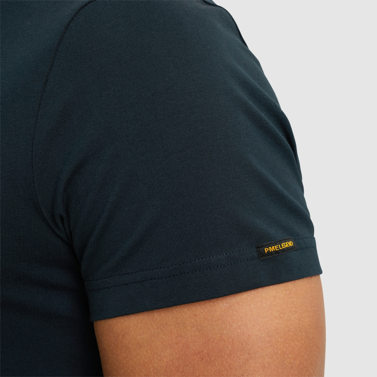 PME LEGEND T-Shirt mit Logobadge