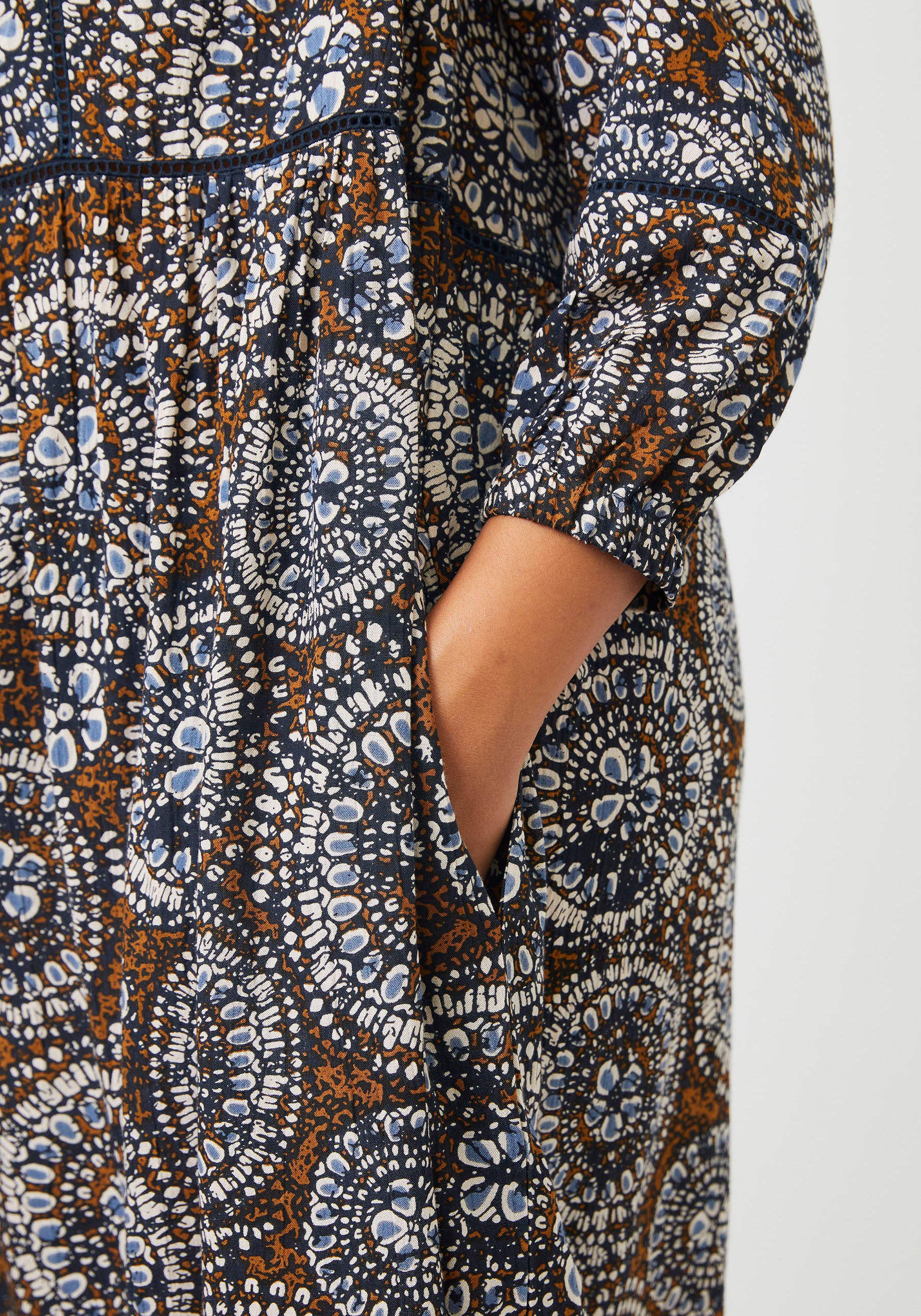 ADIA Jerseykleid, mit Allround-Muster