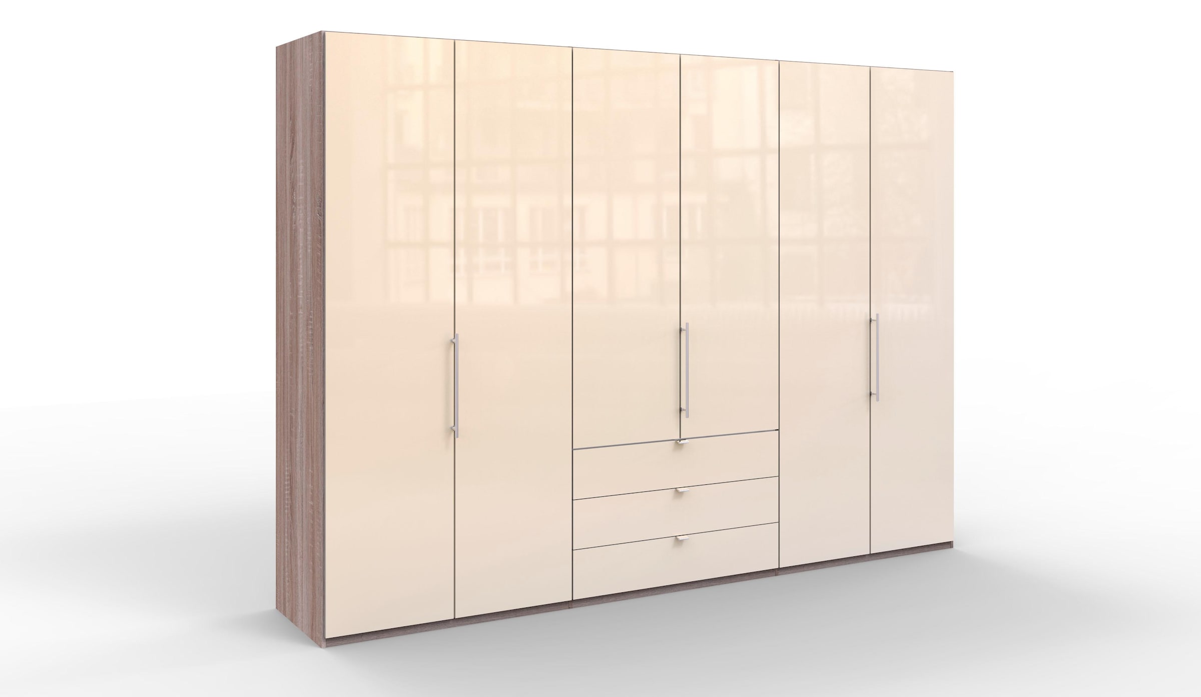 WIEMANN Kleiderschrank »Loft« Glasfront