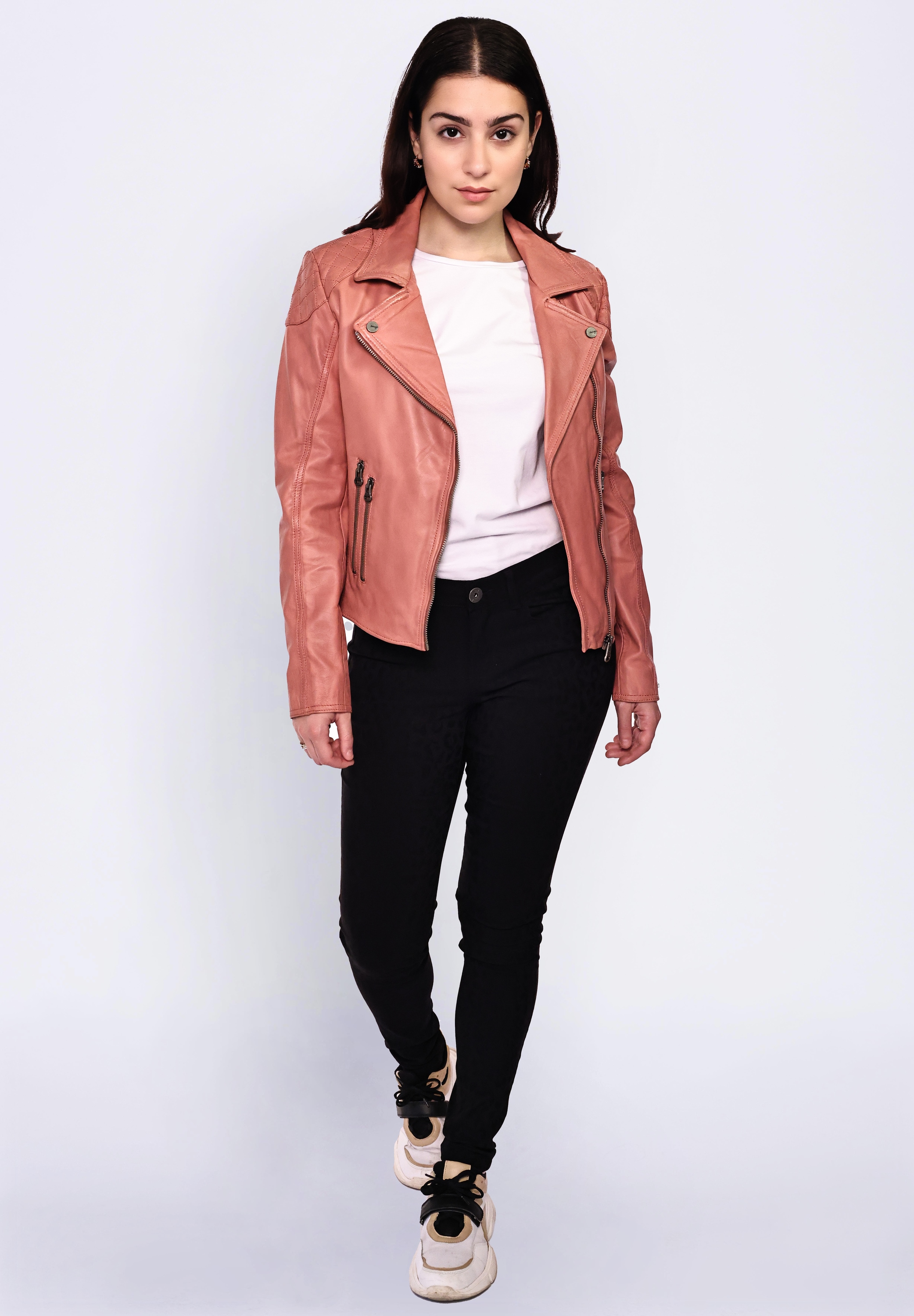 Maze Bikerjacke »Lederjacke Ibiza«