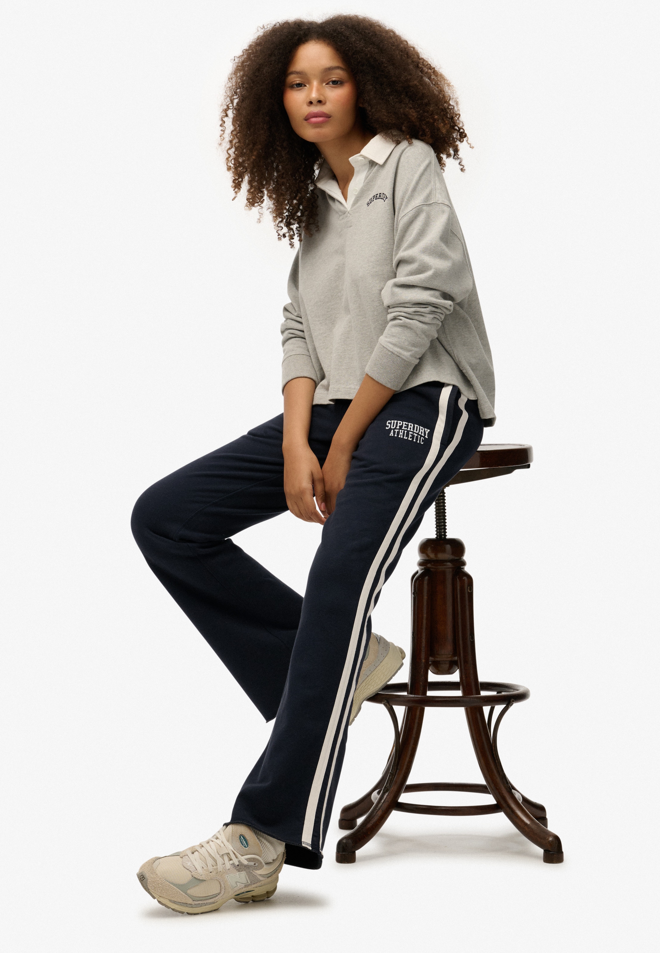 Superdry Sweathose »ATHLETIC STRIPE FLARE JOGGER«