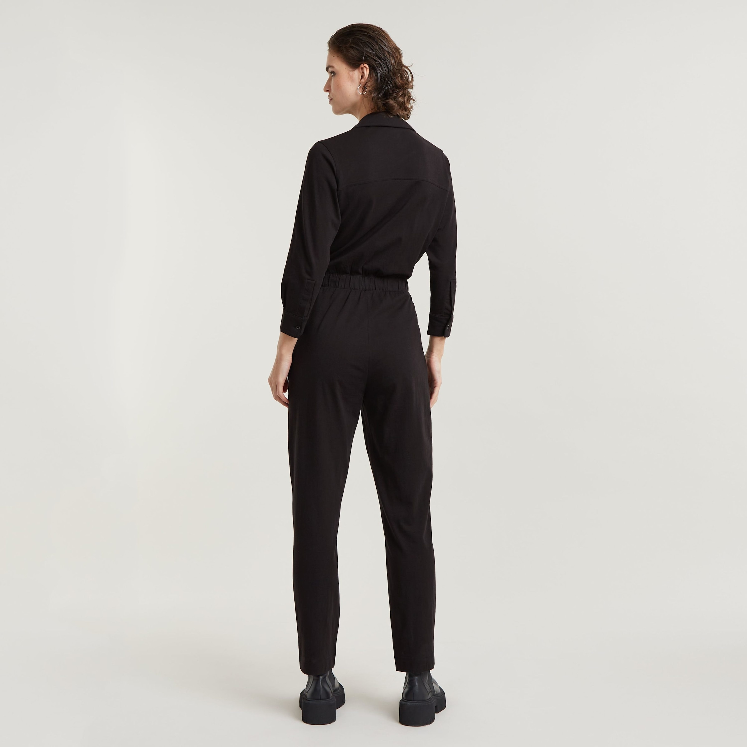 G-STAR Jumpsuit »Shirt Jumpsuit«, elastische Taille mit Knopf