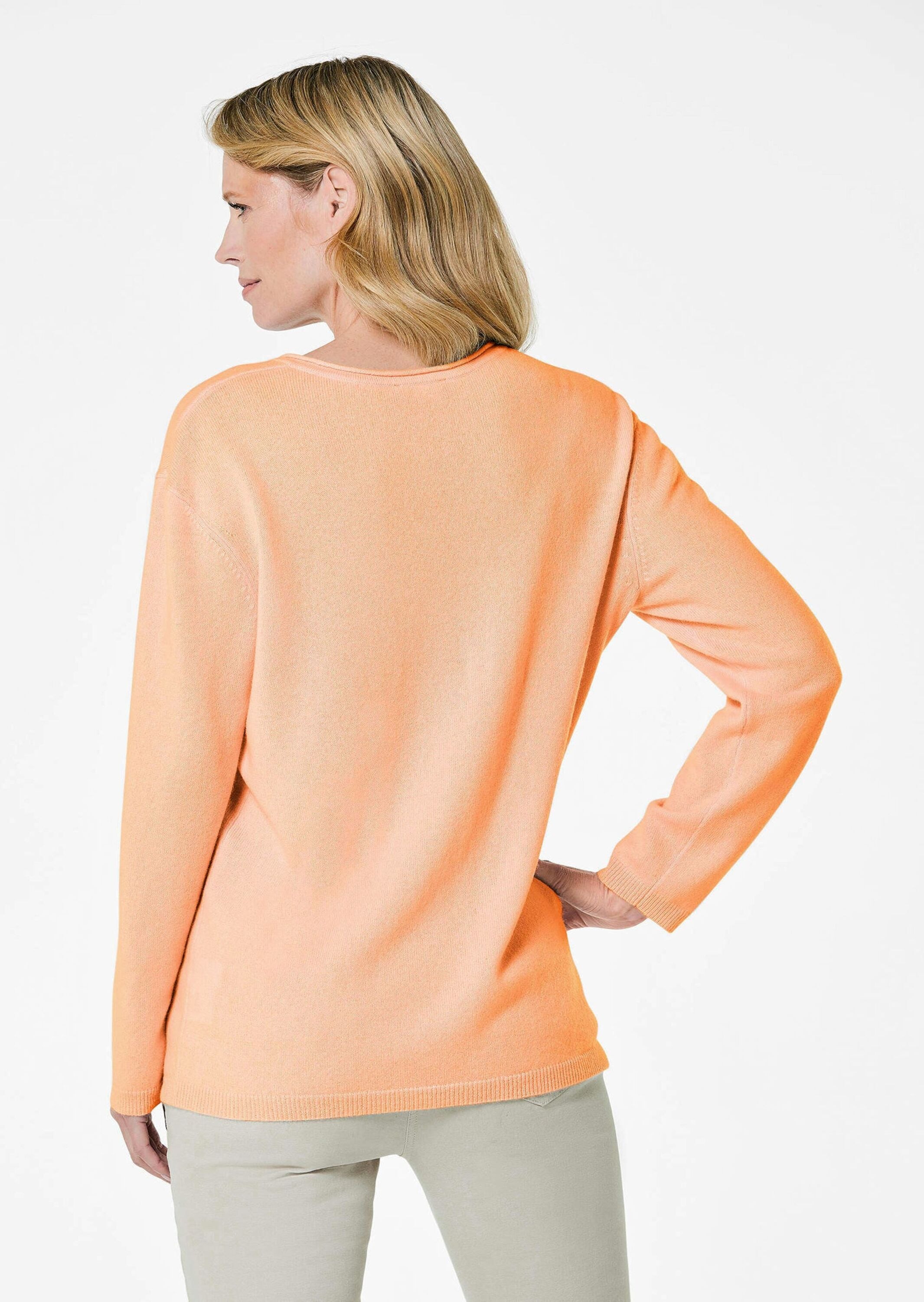 GOLDNER Strickpullover »Kaschmirpullover mit V-Ausschnitt«