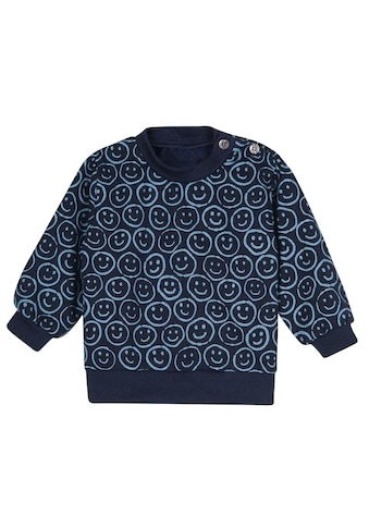Sweatshirt »TRIGEMA Sweatshirt mit fröhlichem Smiley-Muster«