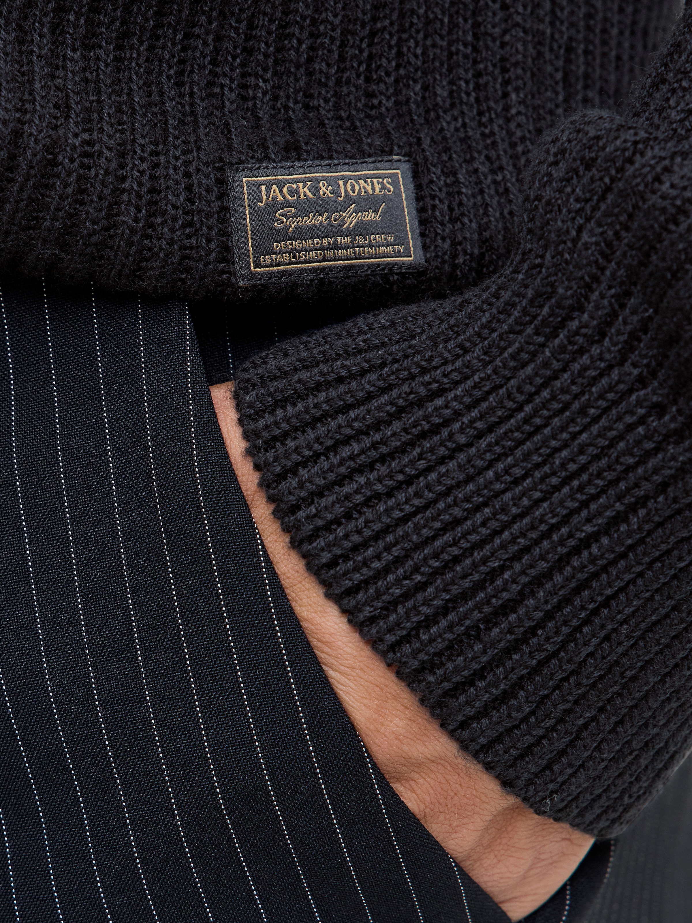 Jack & Jones PlusSize Troyer »JJPANNEL KNIT HALF ZIP AW25 PLS«