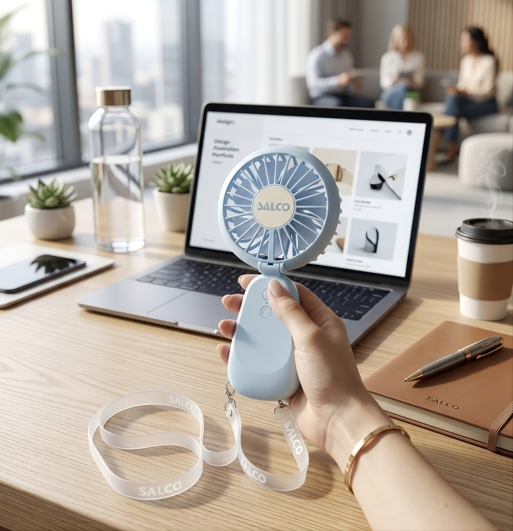 SALCO Mini USB-Ventilator »SMF-20bl«