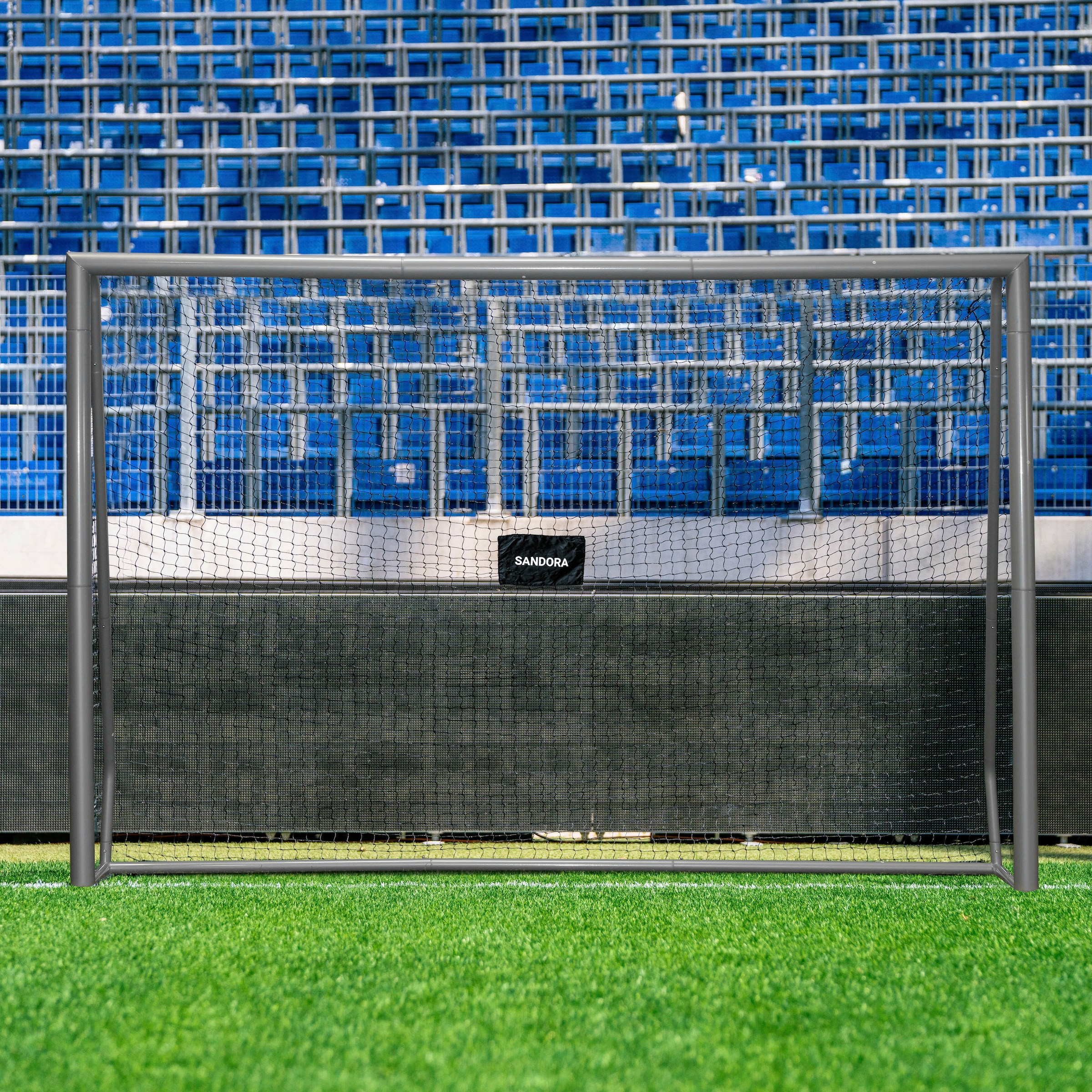 SANDORA Fußballtor »Derby«, Ron-Robert Zieler Edition, 300x200x120cm, grau/schwarz