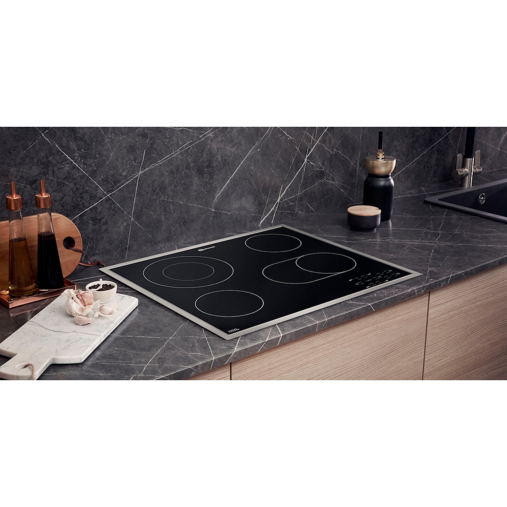 BAUKNECHT Backofen-Set »BAKO4 HR6 BLACK«, BIR4 DH8FS2 ES, mit 2-fach-Teleskopauszug, Hydrolyse, (Set)