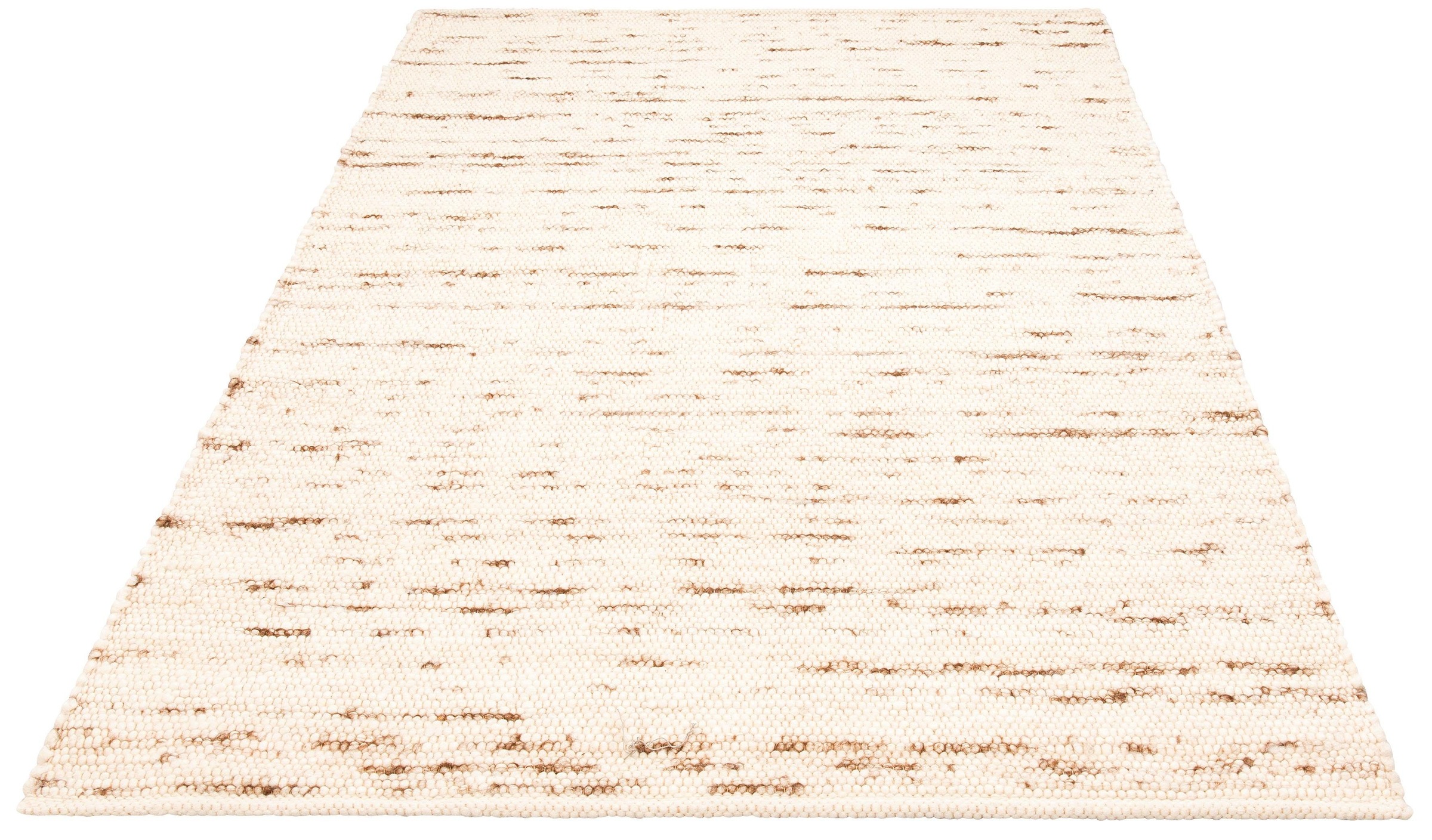 OTTO home Wollteppich »David« rechteckig 16 mm Höhe reine Wolle, handgewebt, weiche Haptik