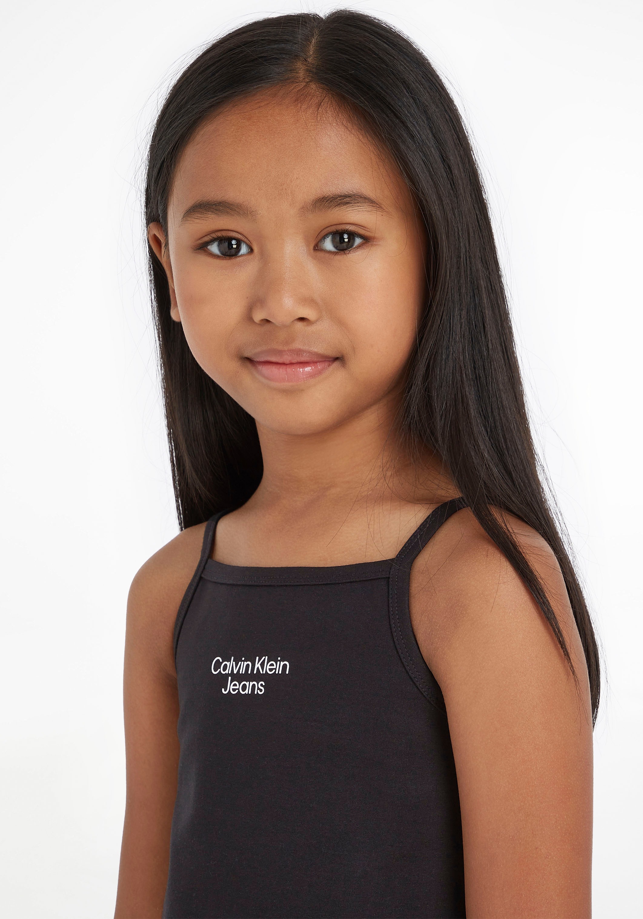 Voller Produkte! Calvin Klein Junior Kinder bei Trägern schnalen Kids MiniMe,mit T-Shirt, ♕ Jeans