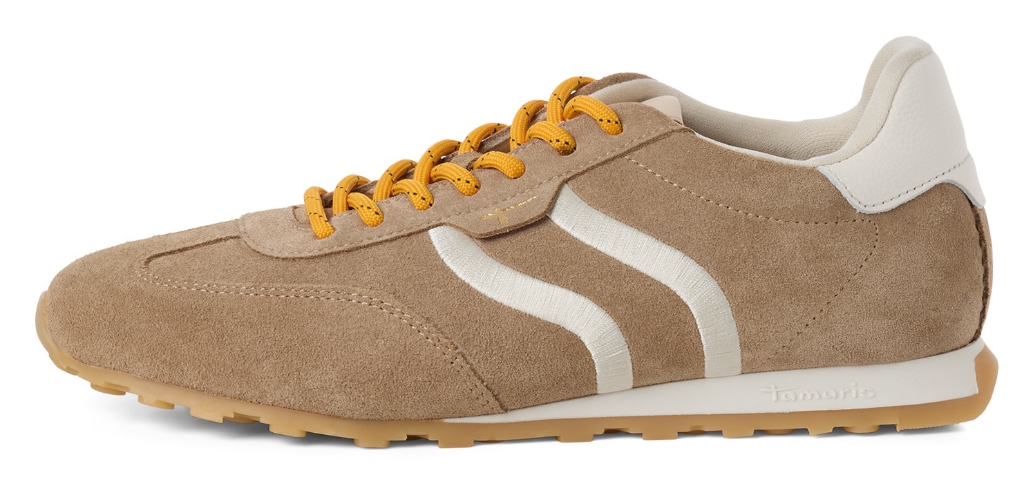 Tamaris Keilsneaker  Freizeitschuh, Halbschuh, Schnürer im Retro-Look