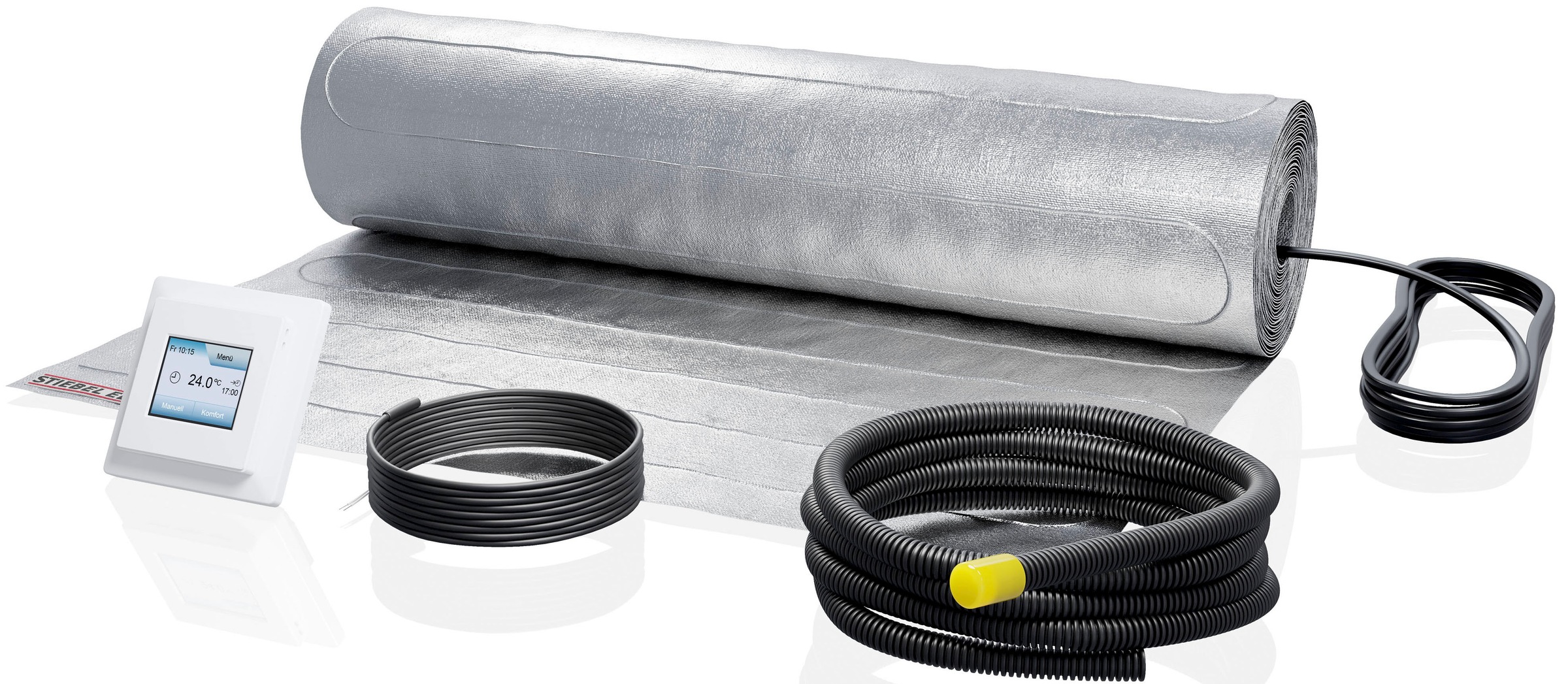 STIEBEL ELTRON Fußbodenheizung »FTD 140/5 Set Plus« für die Trockenverlegung im Wohnraum, ohne Spachtel-/Ausgleichsschicht