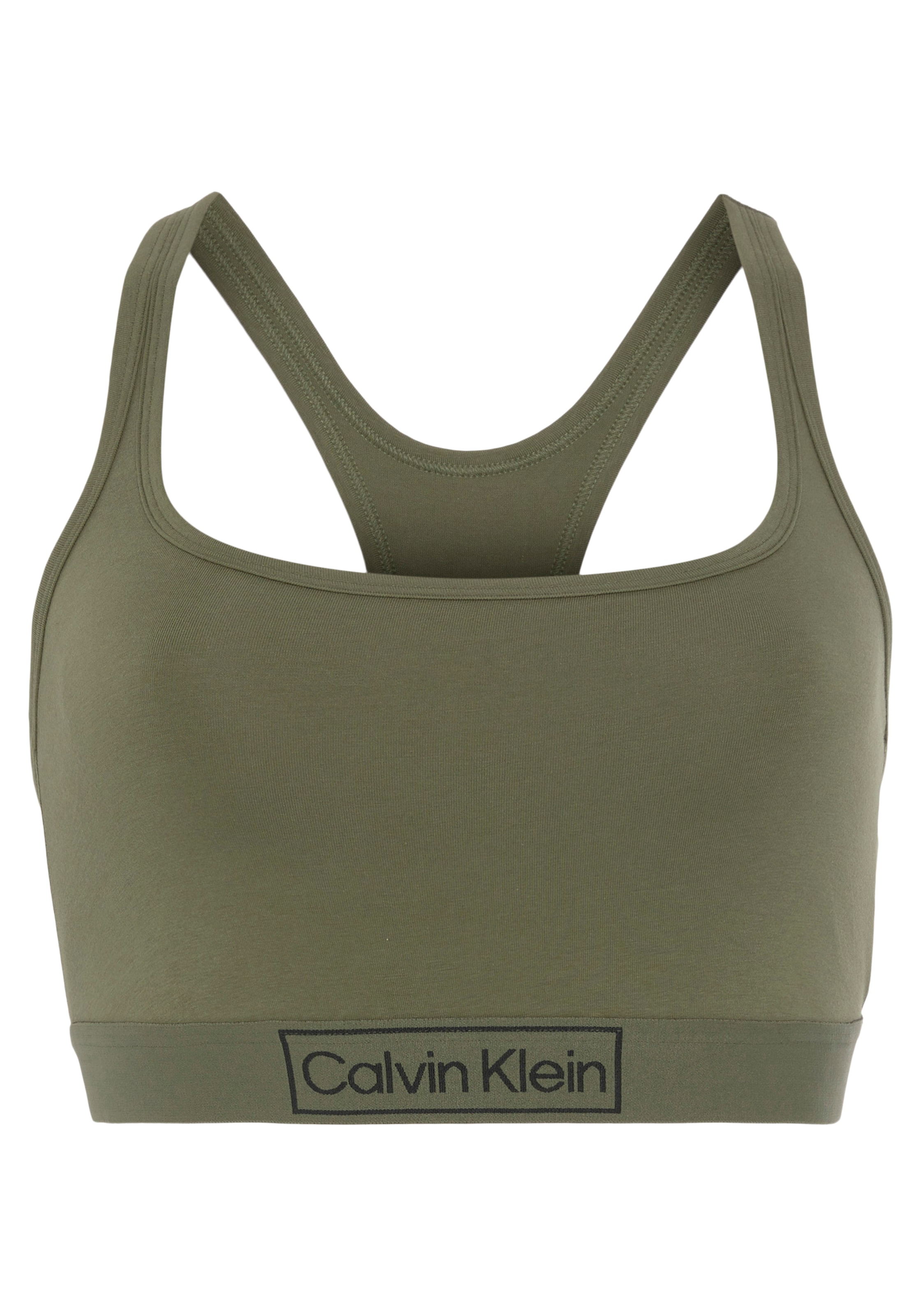 Calvin Klein Bralette-BH »UNLINED BRALETTE (FF)«, mit Calvin Klein Logo-Schriftzug  bei ♕