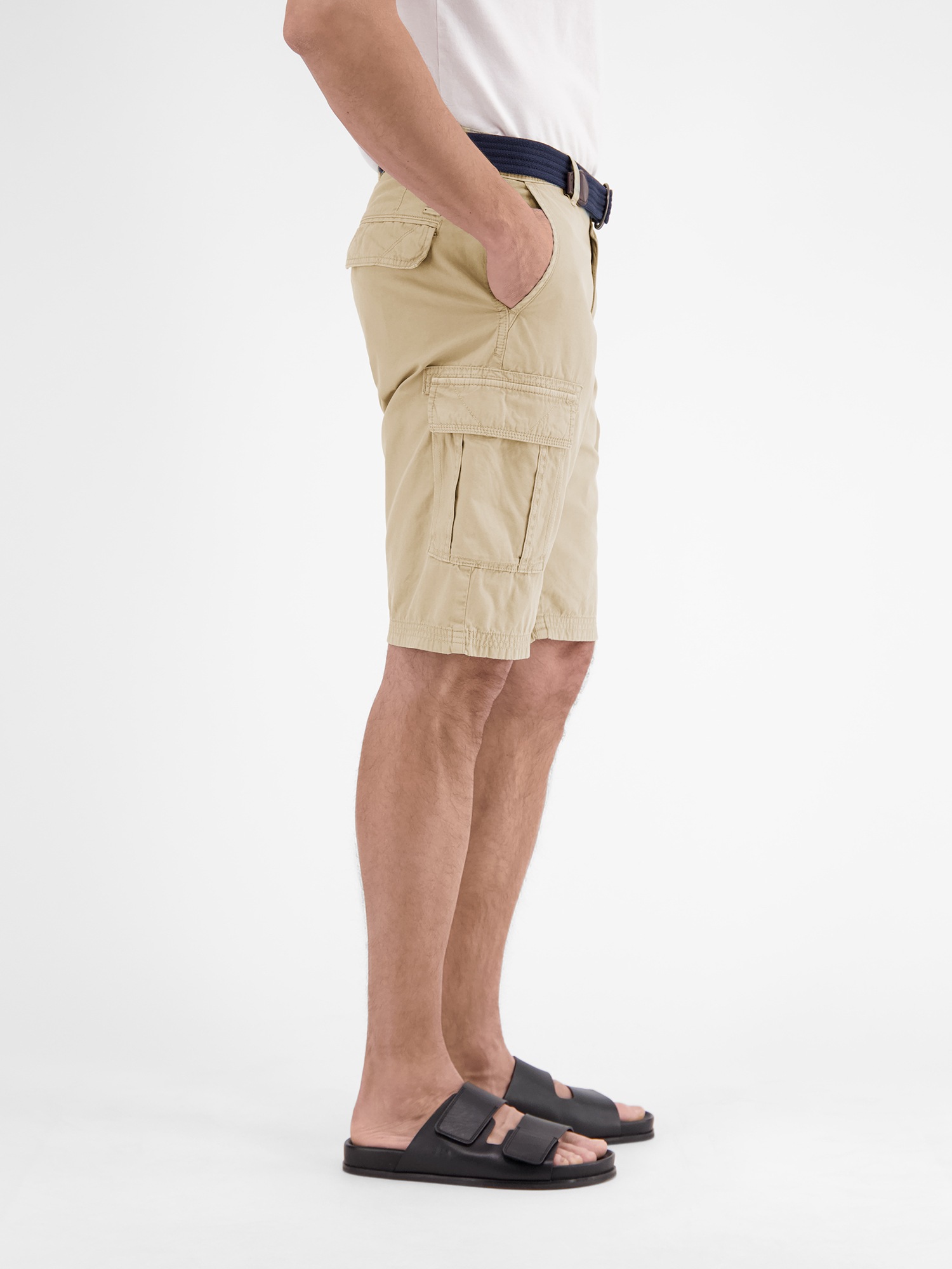 LERROS Bermudas »LERROS Cargobermuda inklusive Gürtel«, (Set)