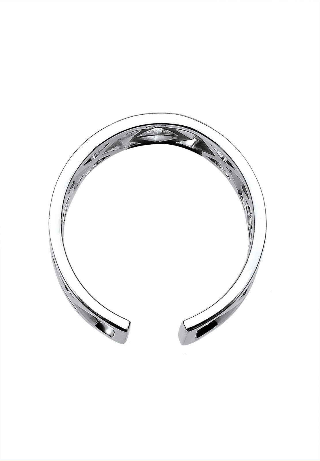 Elli Silberring »Ring Ikat-Muster 925 Sterling Silber«