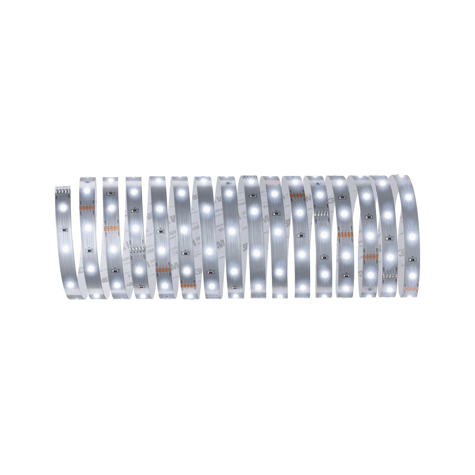 Paulmann LED-Streifen »MaxLED 250 Stripe 5m Daylight IP20 6500K 19W 230/24V Silber«, 1 St.-flammig