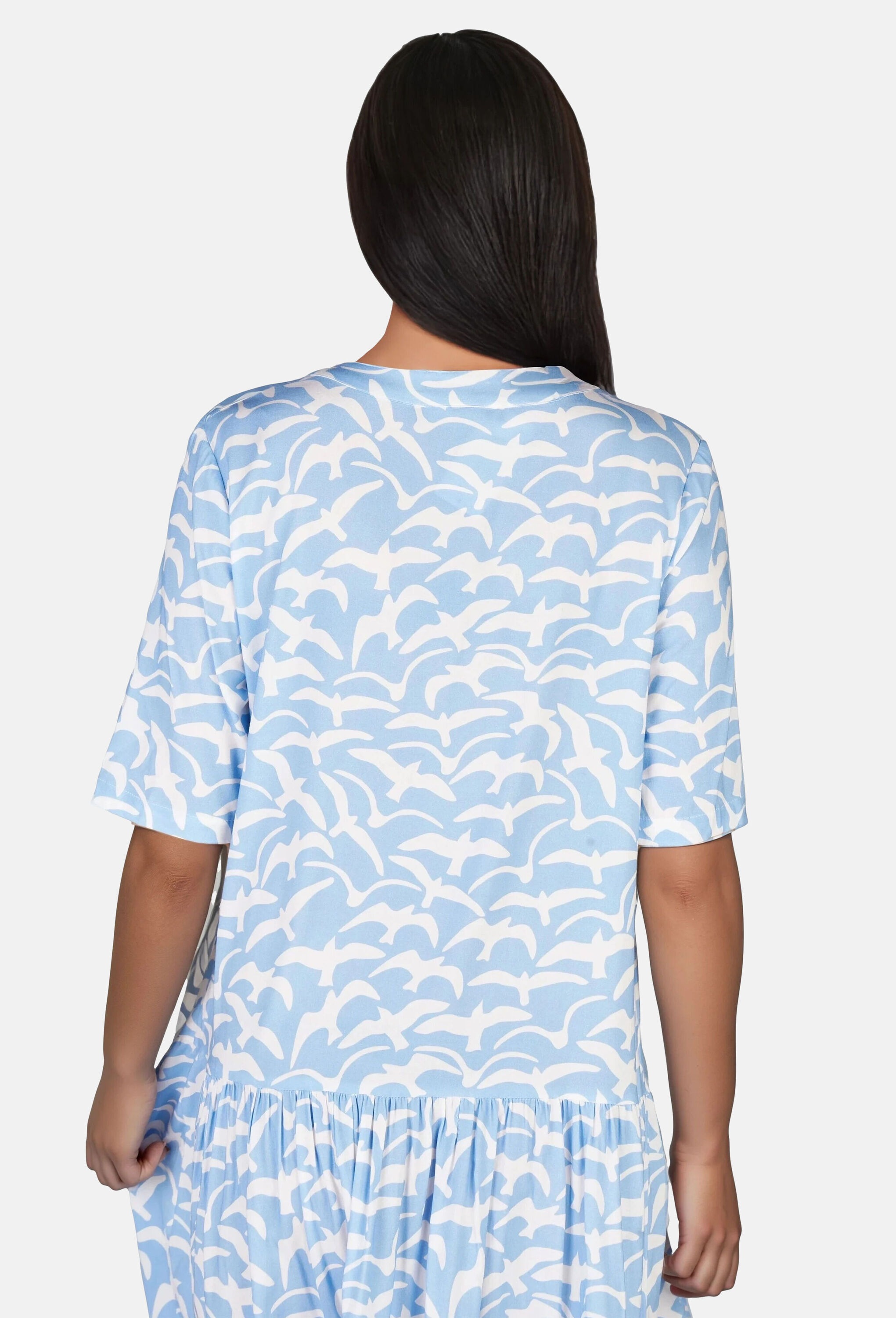 NAVIGAZIONE Sommerkleid »NAVIGAZIONE Sommerkleid« Vogelmuster
