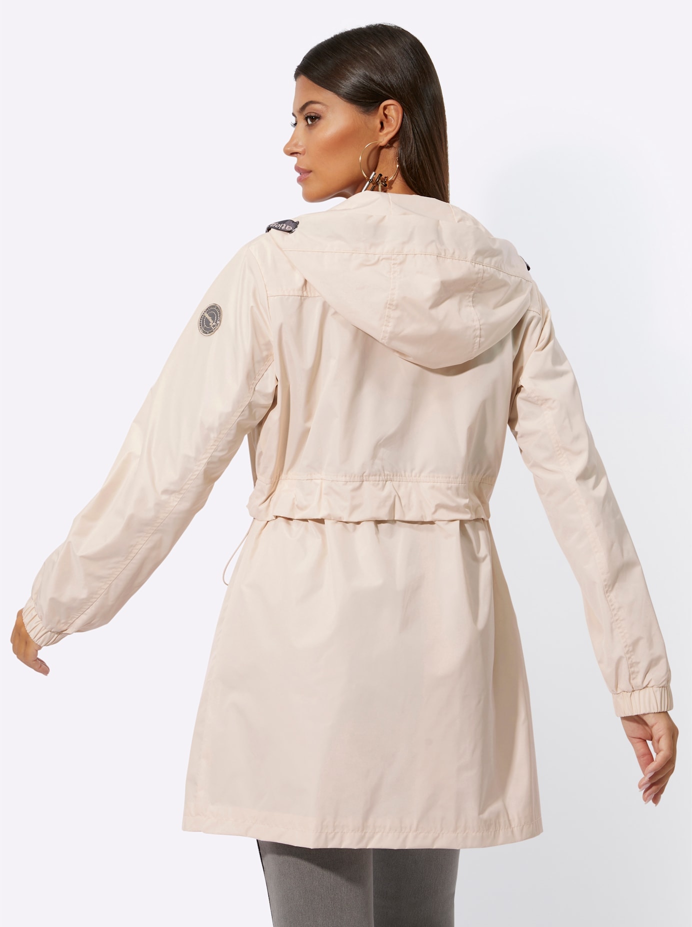 creation L Langjacke, mit Kapuze