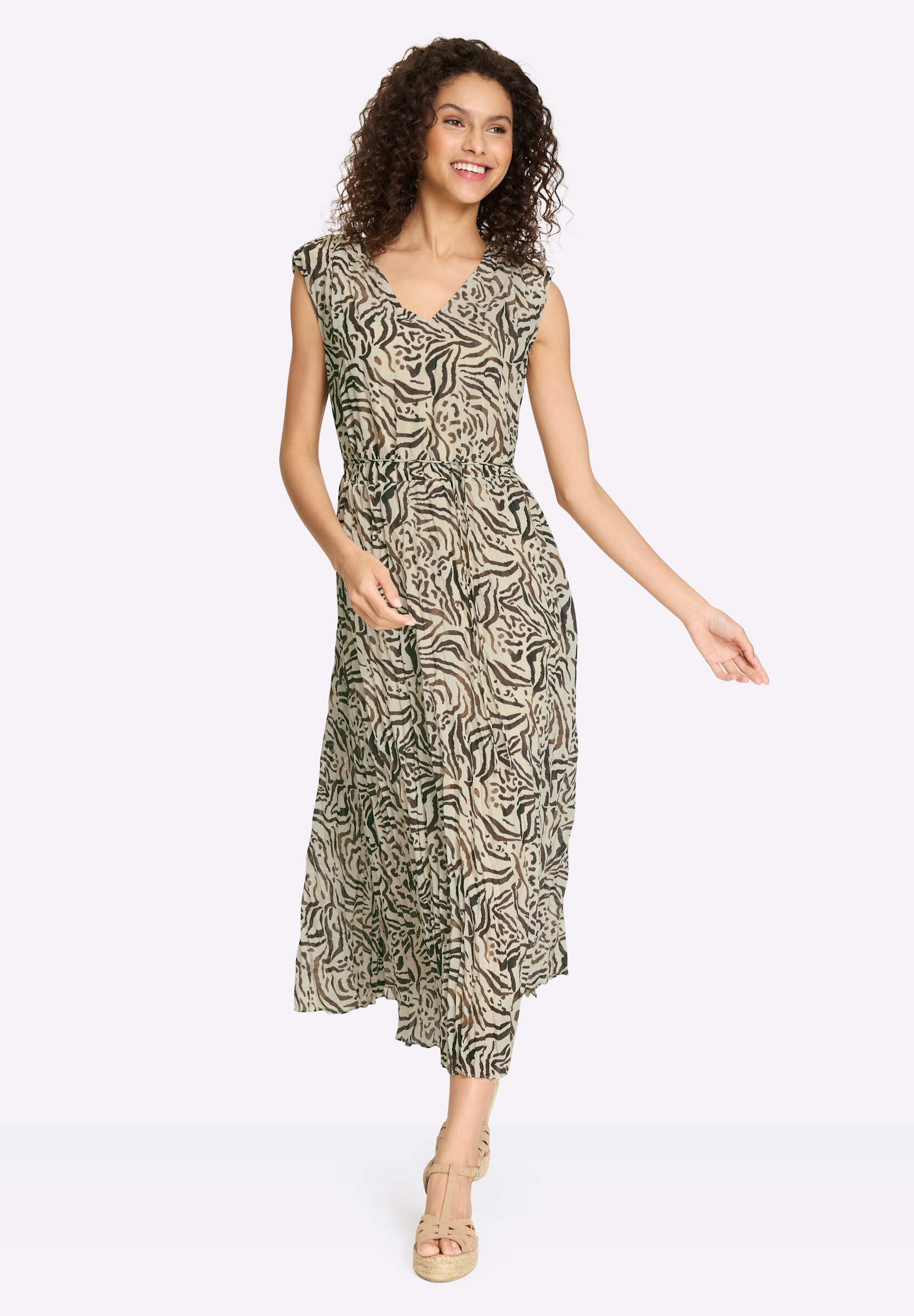 heine Sommerkleid »Druck-Kleid Druckkleid mit Animal-Dessin« Ohne Taschen