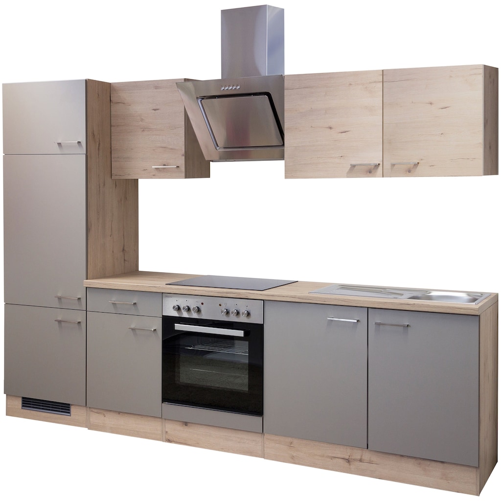 Flex-Well Küchenzeile »Riva«, mit E-Geräten, Gesamtbreite 270 cm