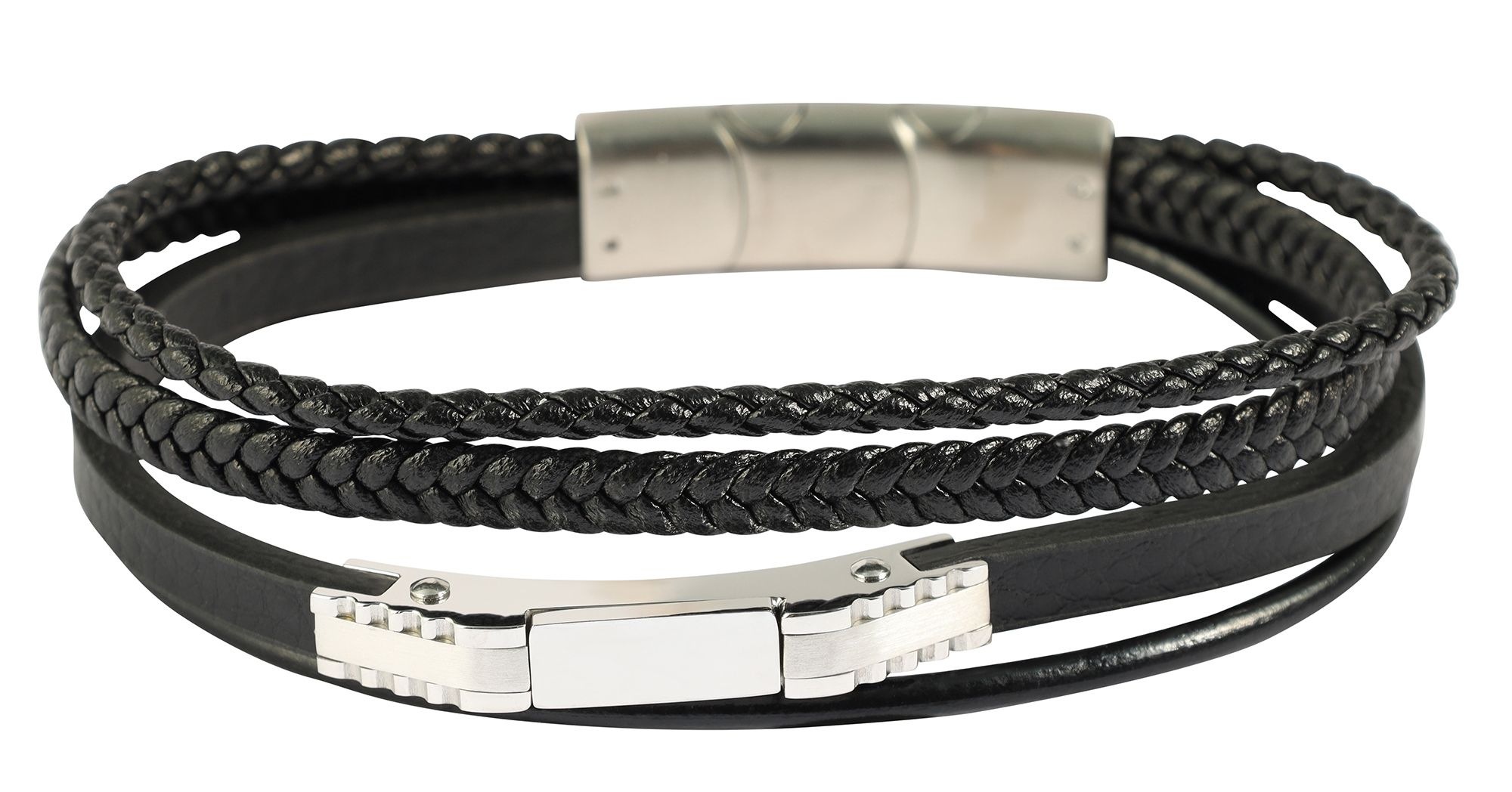 Adelia´s Lederarmband »Herren Armband ¿ Lederarmband aus Leder 19 cm«