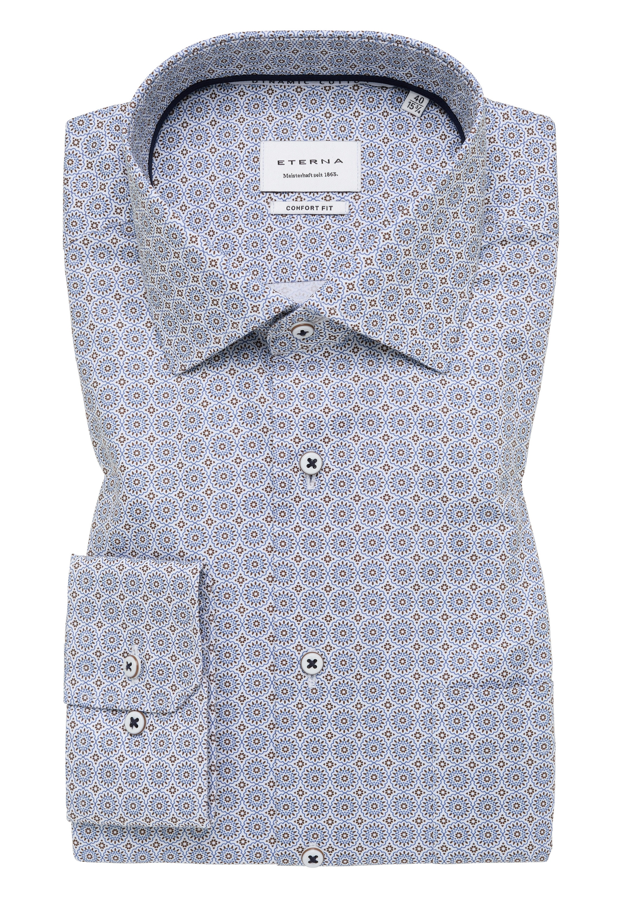 Eterna Langarmhemd »COMFORT FIT«, NON IRON (bügelfrei)