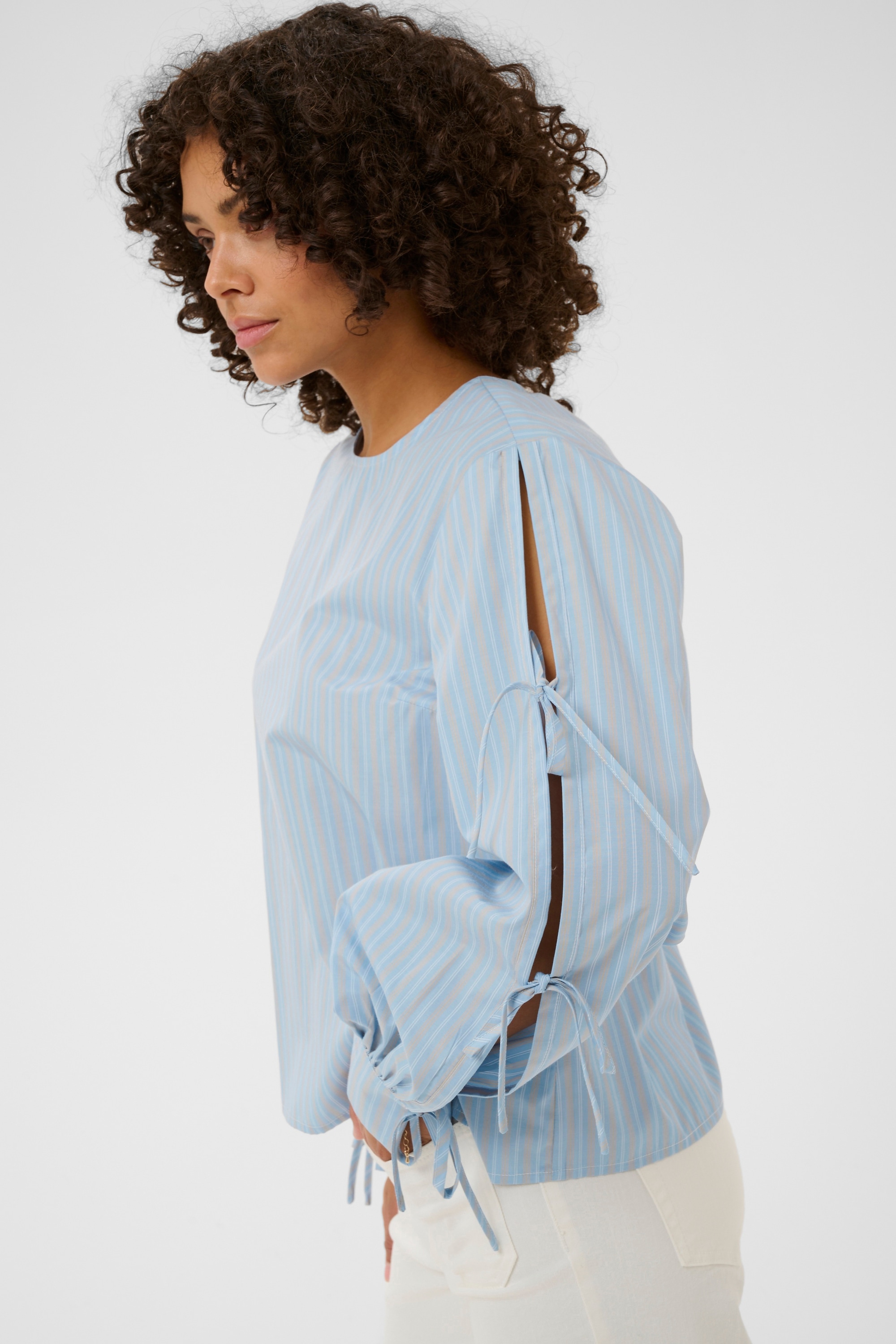 KAFFE Langarmbluse »Damen Bluse langarm KAlevia«