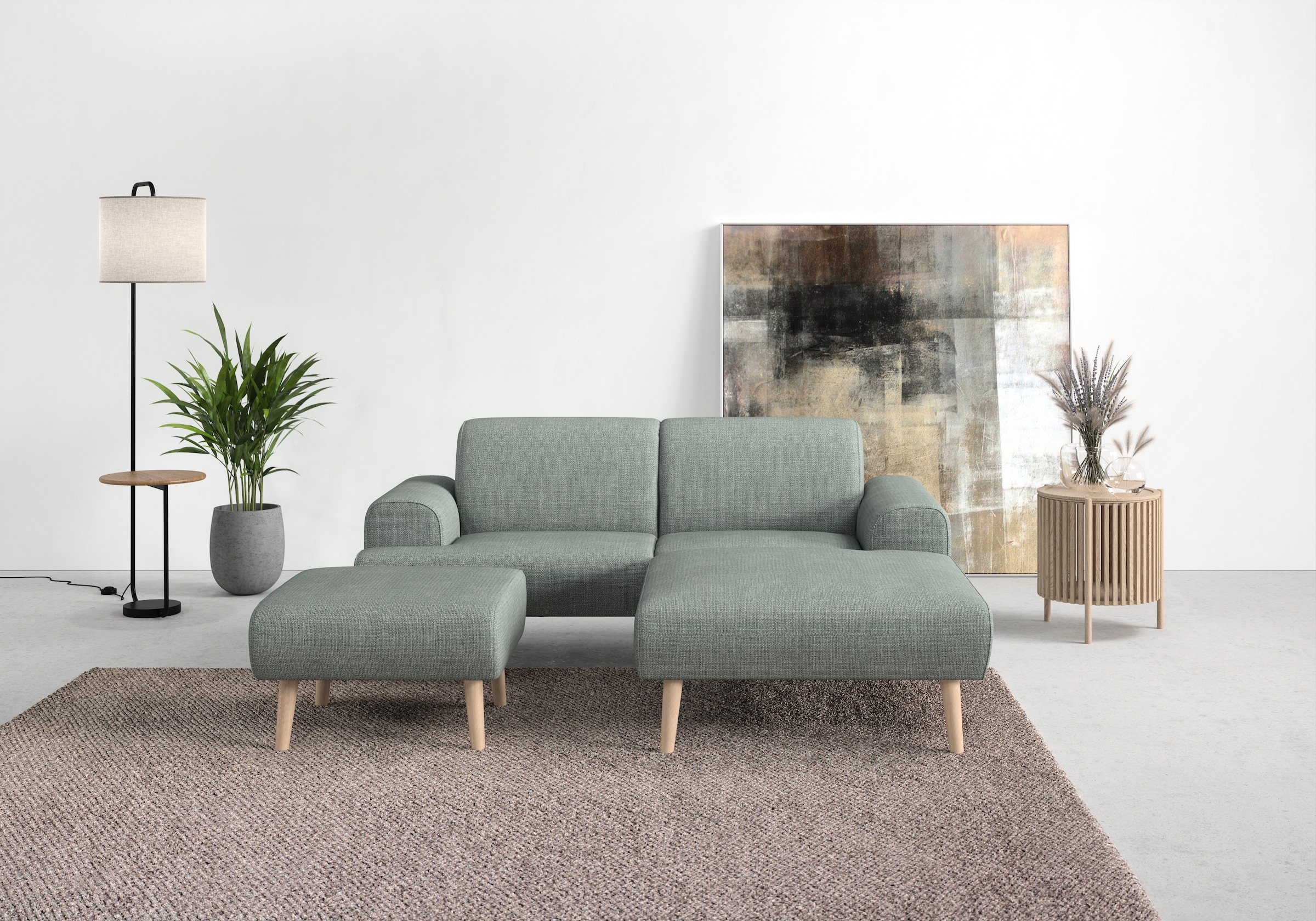 andas Ecksofa »Swift L-Form«, Federkern-Polsterung, B/T/H: 192/83/176 cm