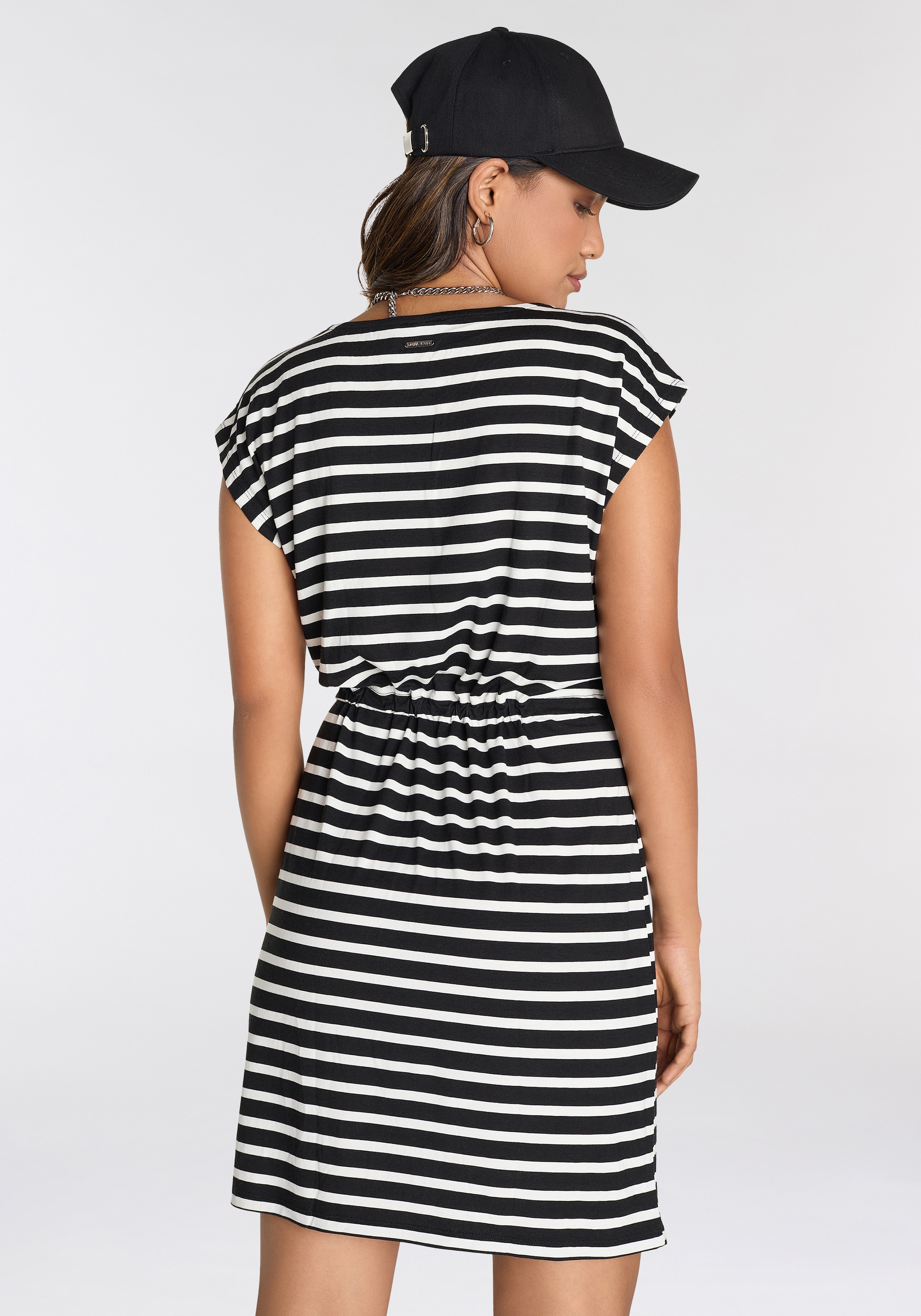Laura Scott Sommerkleid, (Set, 2 tlg.), im Doppelpack mit Streifen-Design
