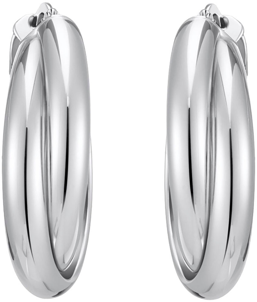 THOMAS SABO Paar Creolen »Schmuck Silber 925 Ohrringe verschlungenes Design, CR738-001 CR738-413«