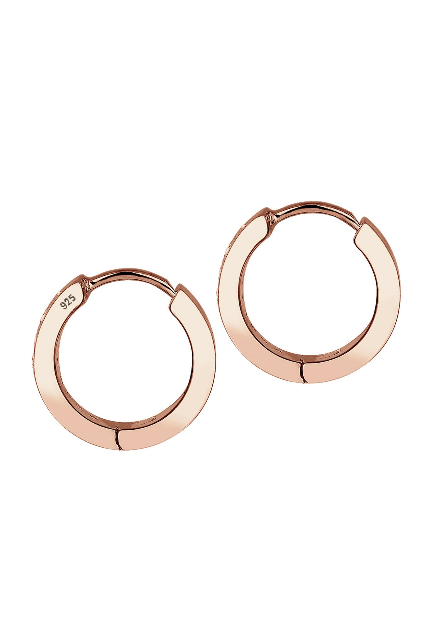 Elli Paar Creolen »Ohrringe Elli Ohrringe Creolen Zirkonia Basic Glamour Elegant 925 Silber«