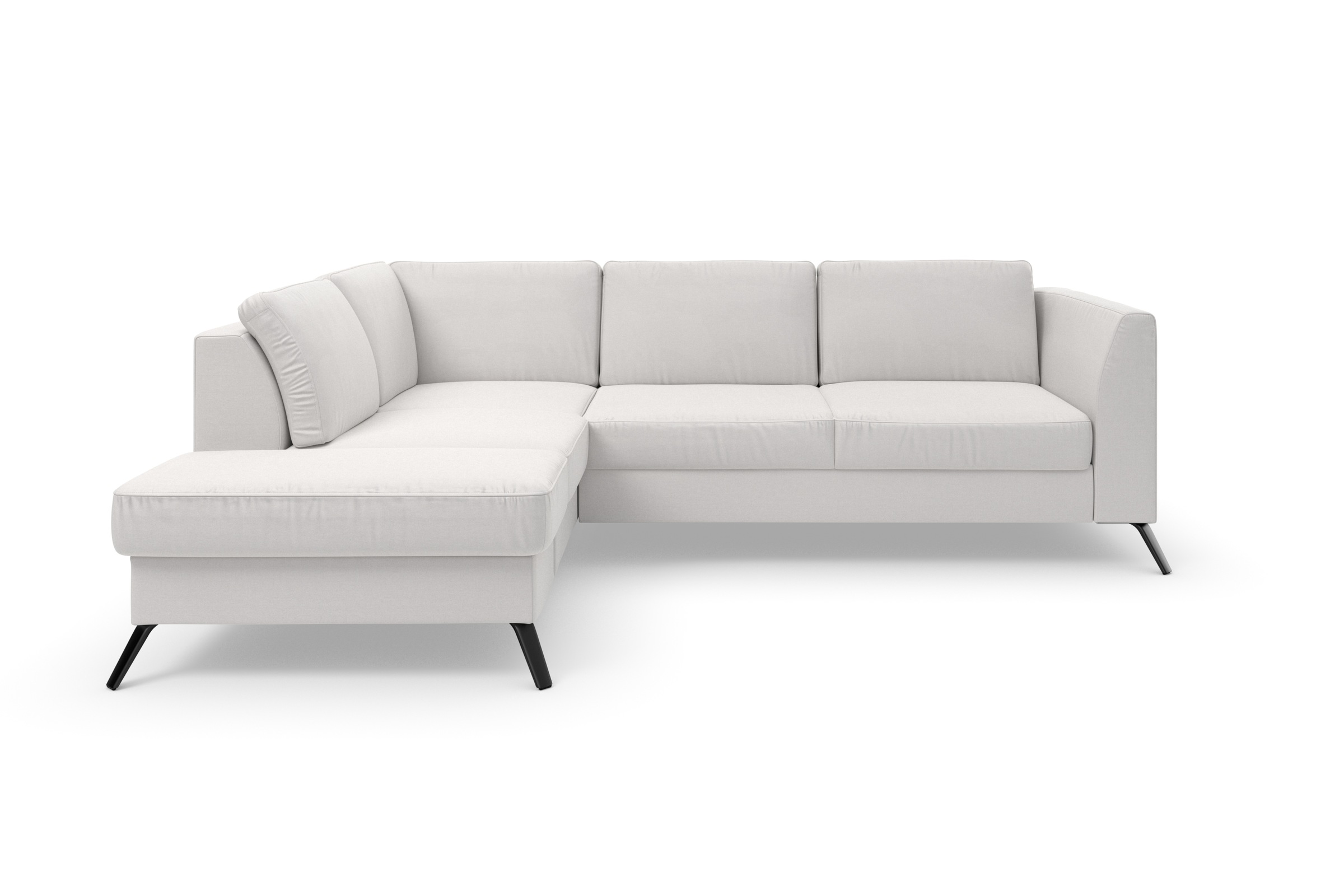 sit&more Ecksofa »Olsen L-Form«, inklusive Sitztiefenverstellung, wahlweise mit Bettfunktion, 15cm hoch