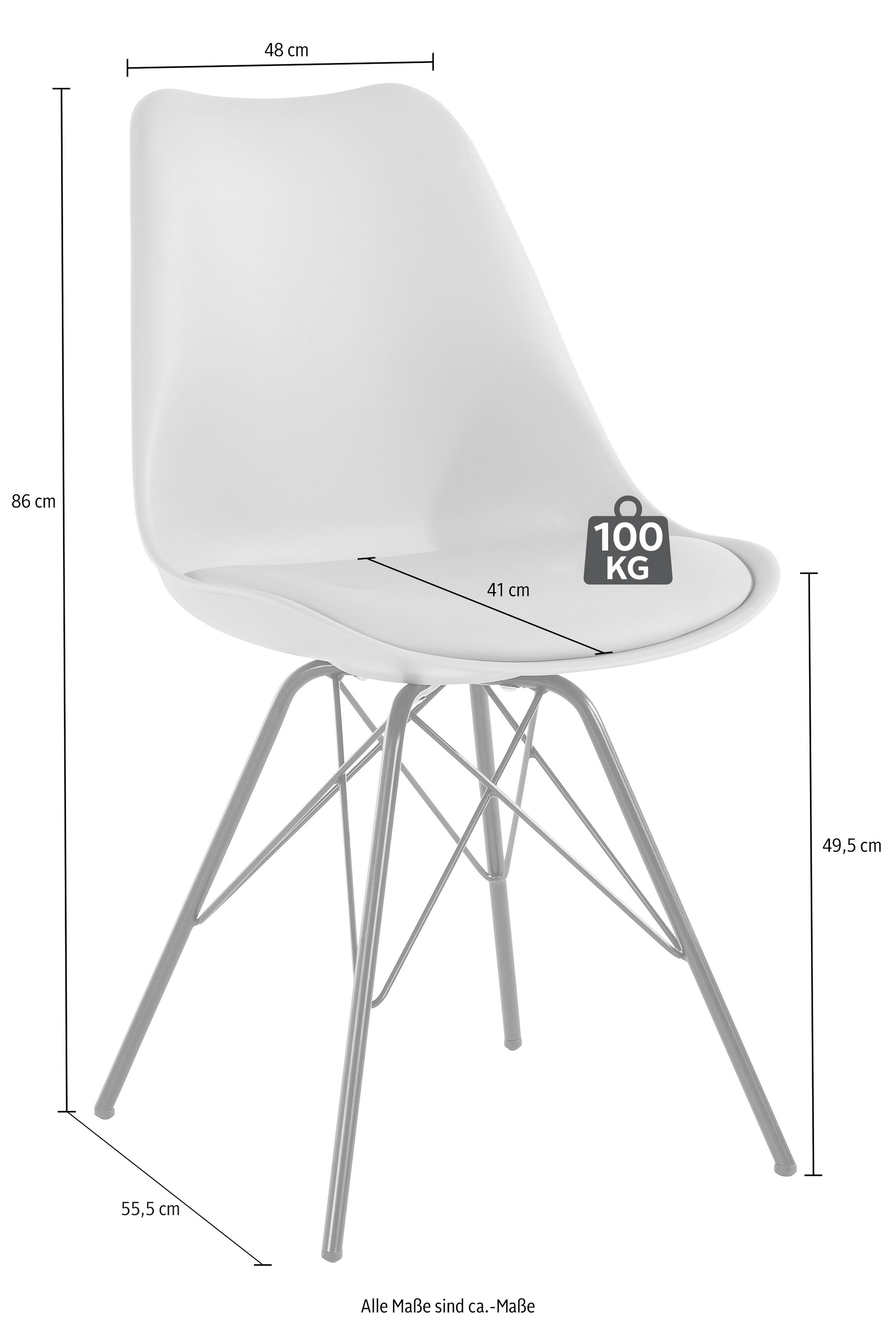 Homexperts Essgruppe »Essgruppe Tilda + Ursel«, (Set, 5 tlg.)