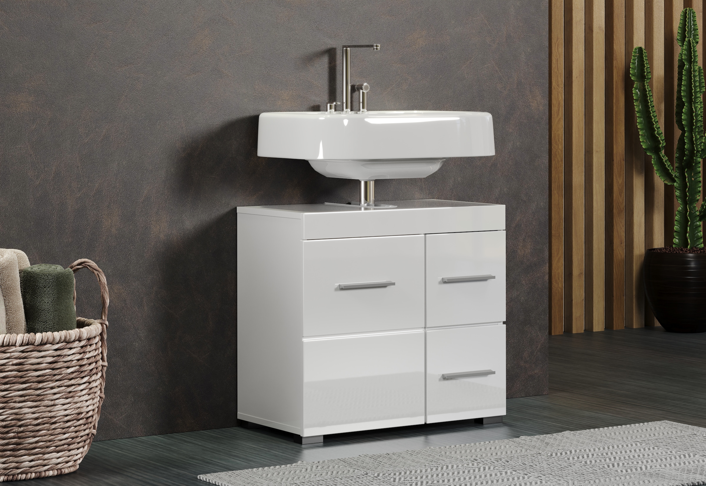 welltime Waschbeckenunterschrank »Avena« 1 Stk. tlg.