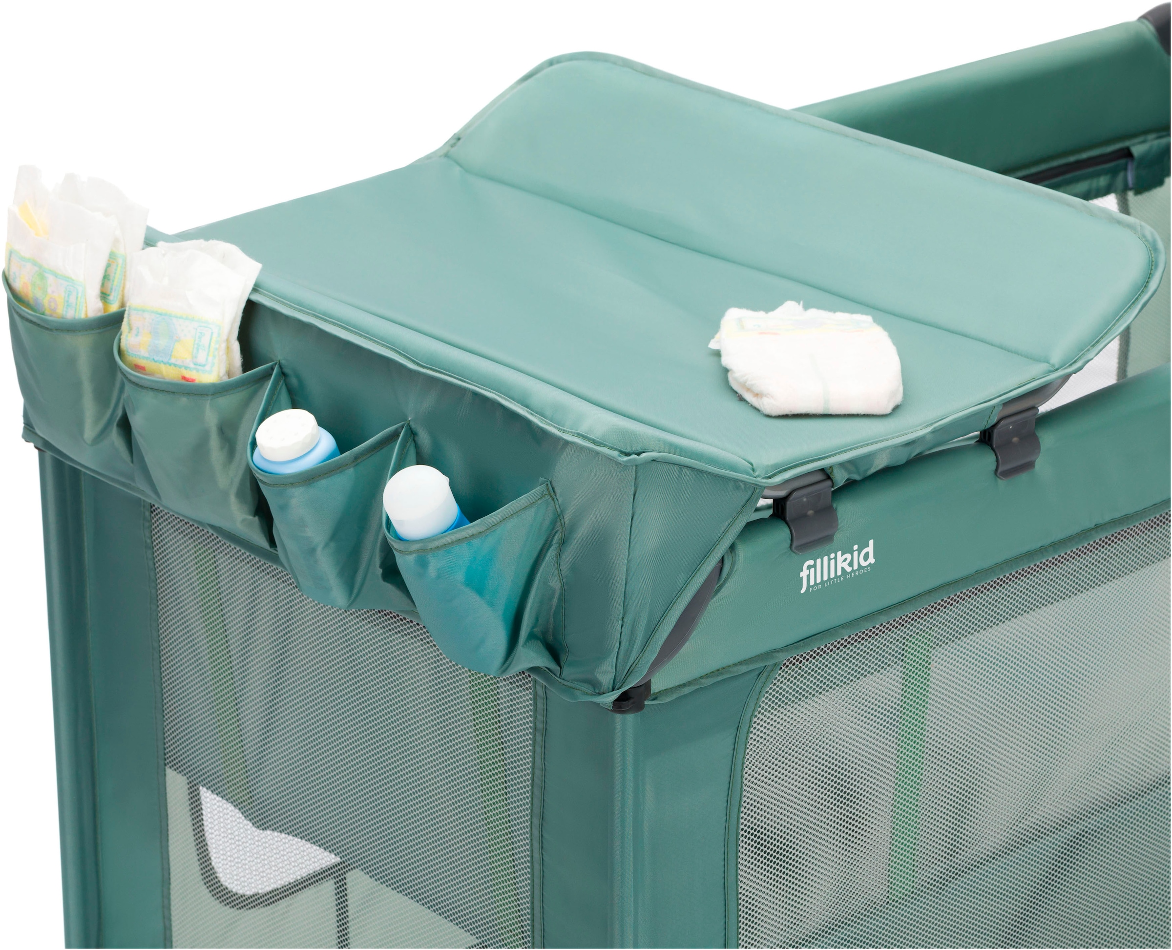 Fillikid Baby-Reisebett »Capri«, mit 2 Rollen; Inkl. Transporttasche