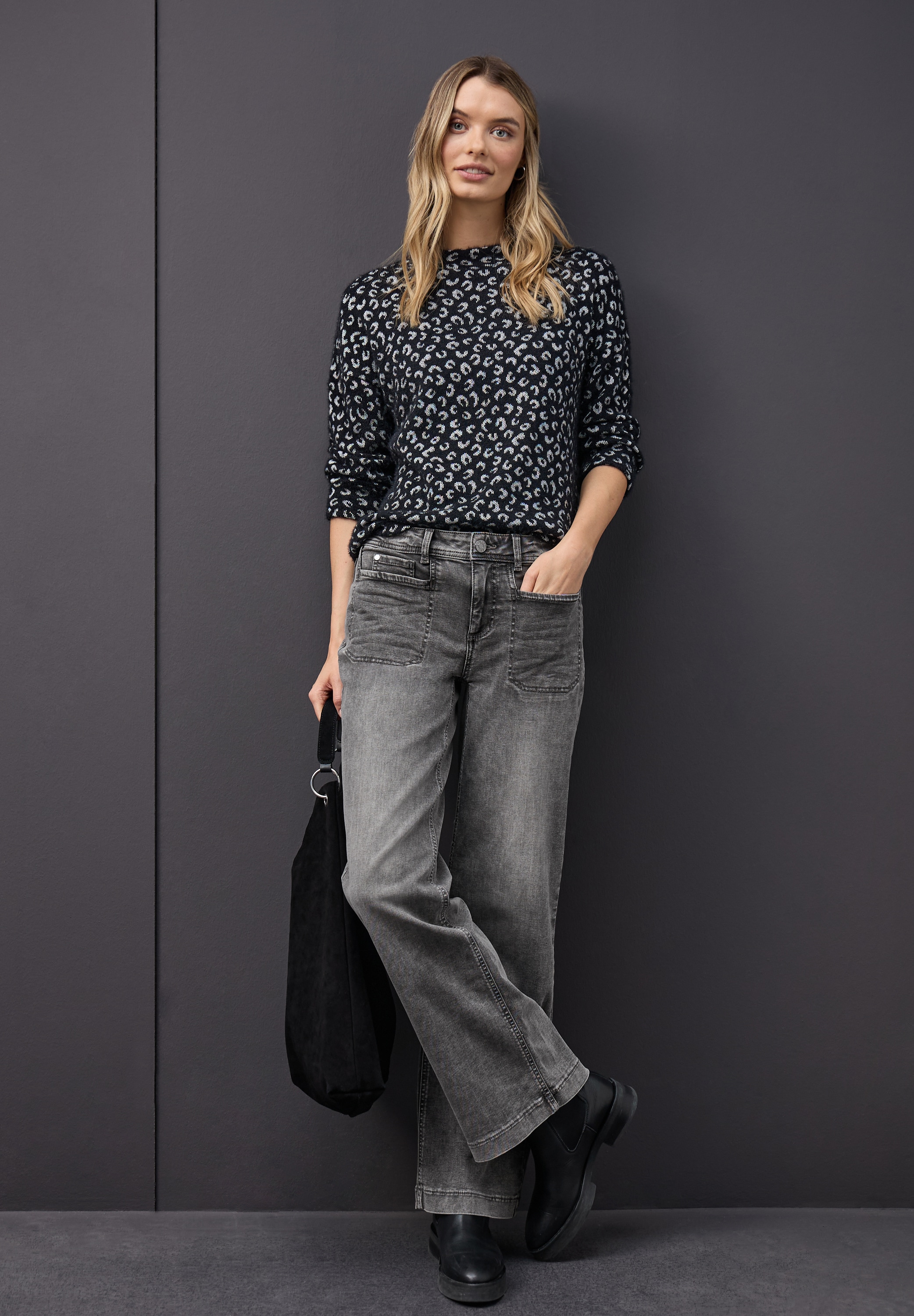 STREET ONE Weite Jeans in 5-Pocket-Form